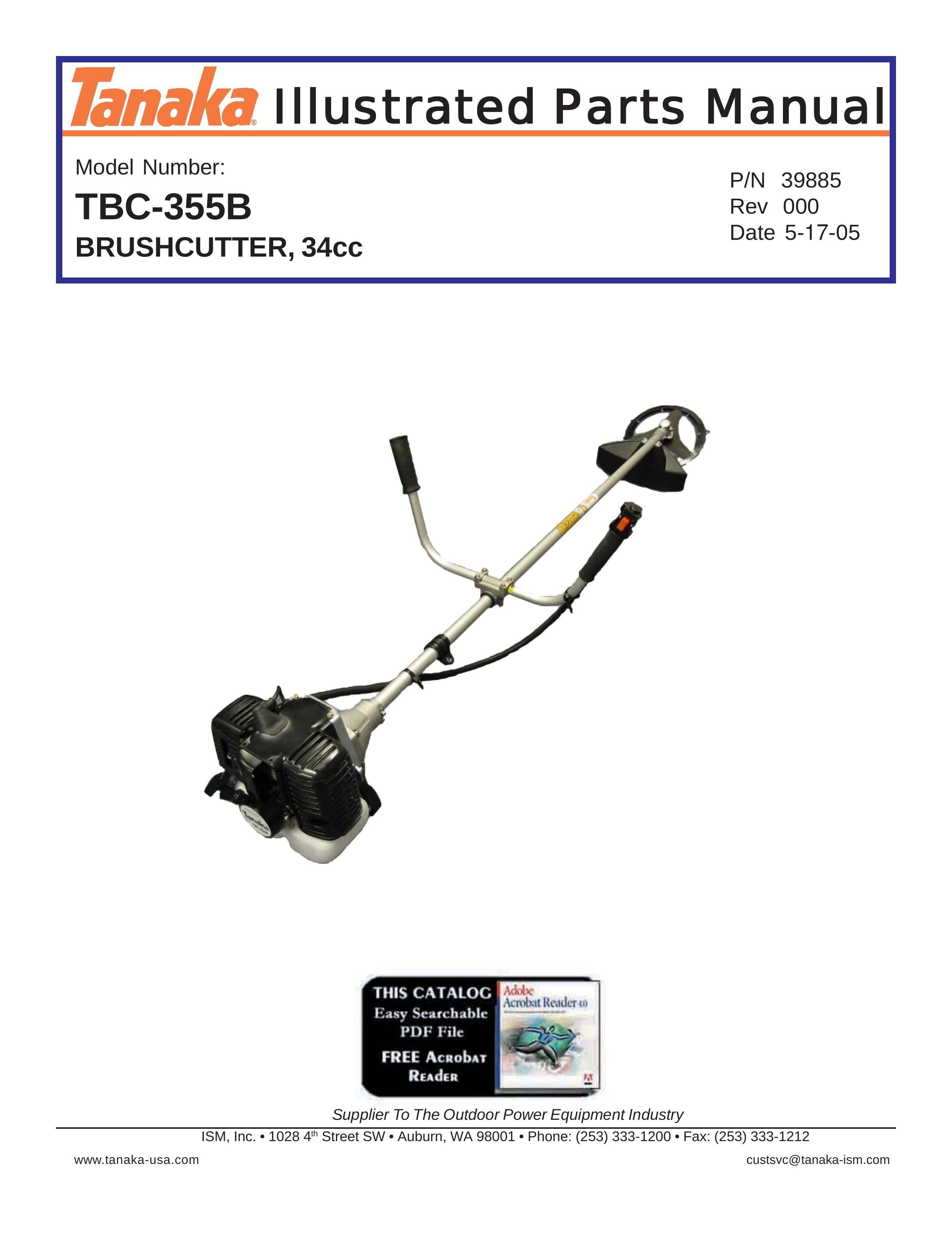 Tanaka TBC-355B Brush Cutter User Manual