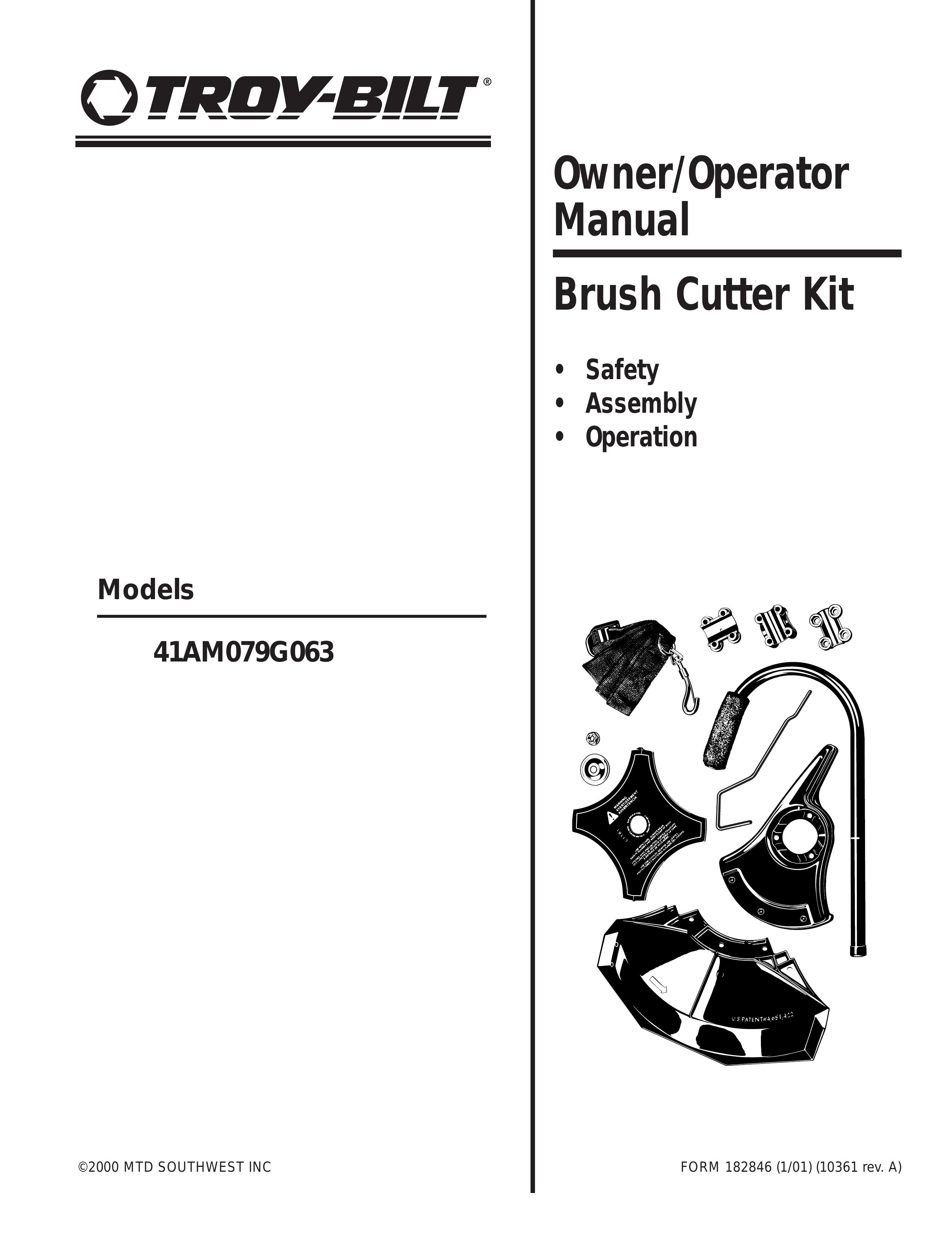 Troy-Bilt 41 AM079G063 Brush Cutter User Manual