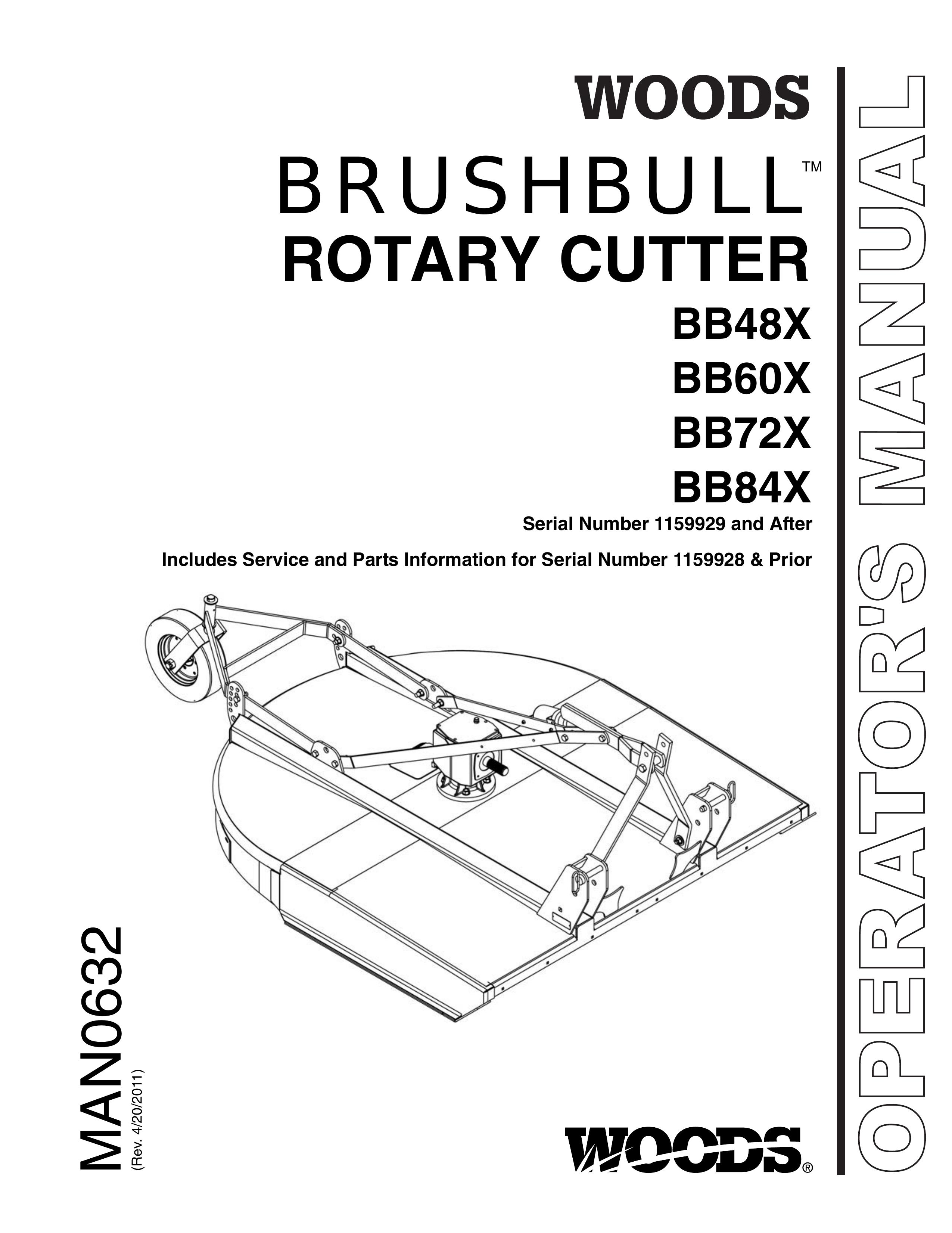Woods Equipment BB60X Brush Cutter User Manual
