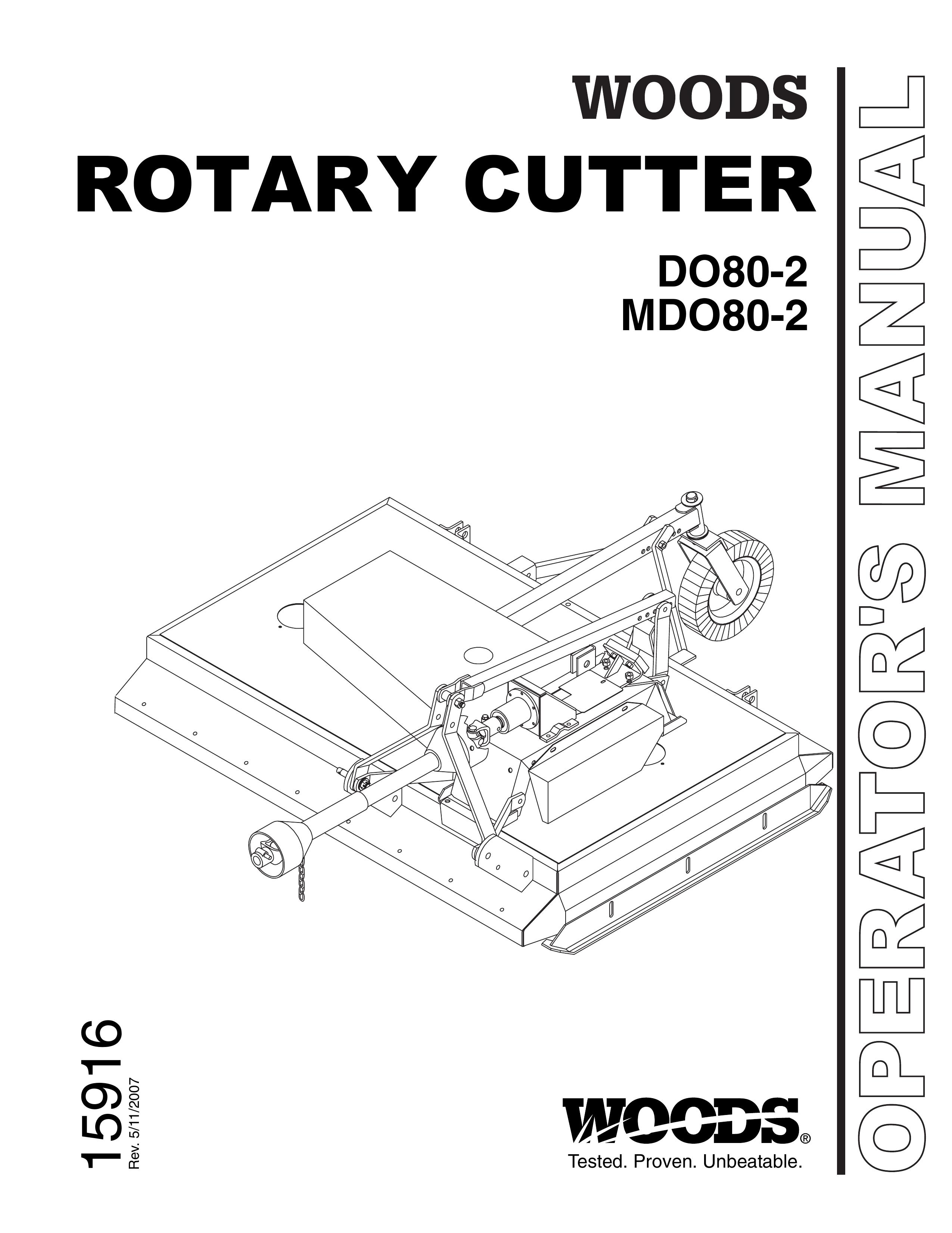 Woods Equipment DO80-2 Brush Cutter User Manual