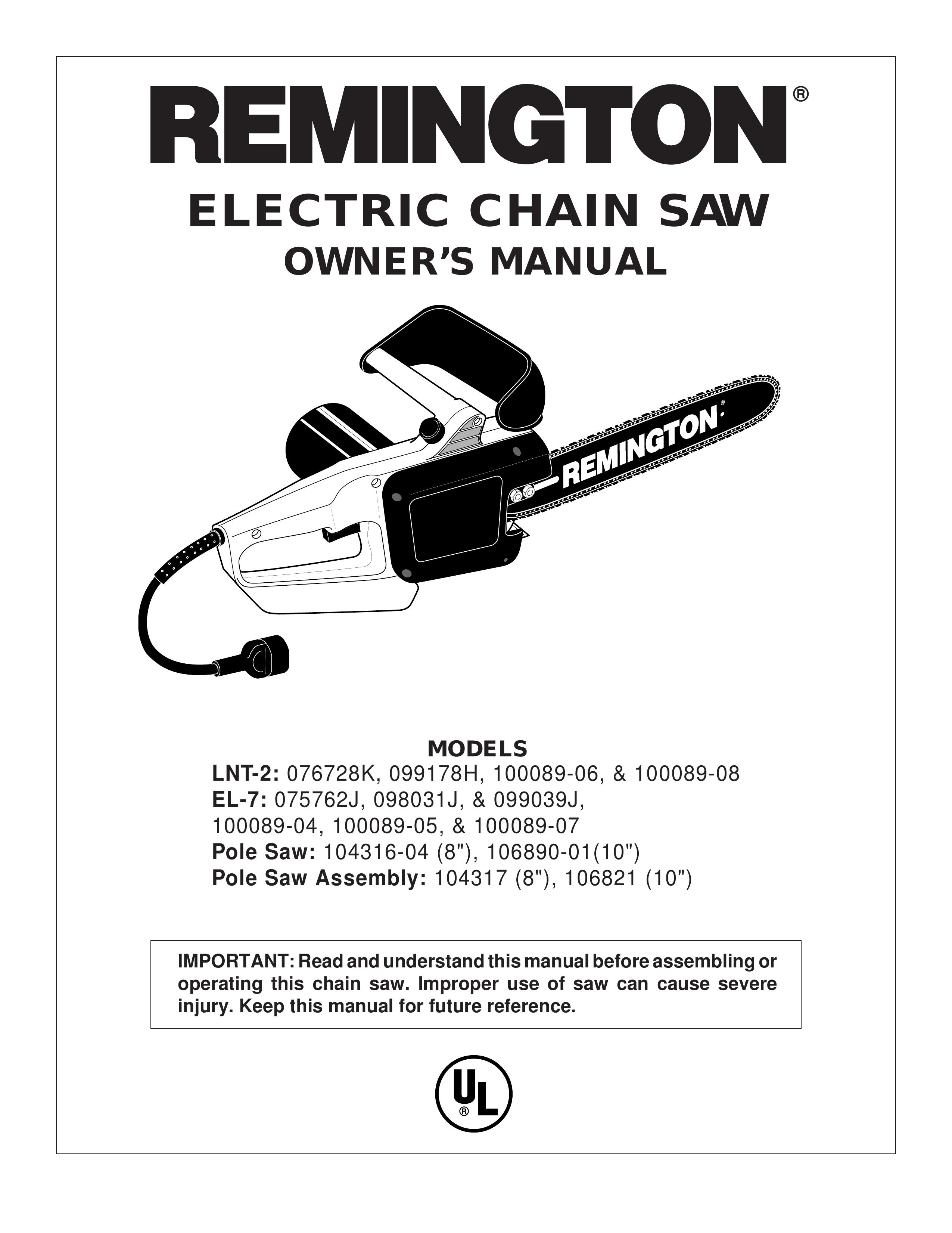 Desa & 099039J Chainsaw User Manual