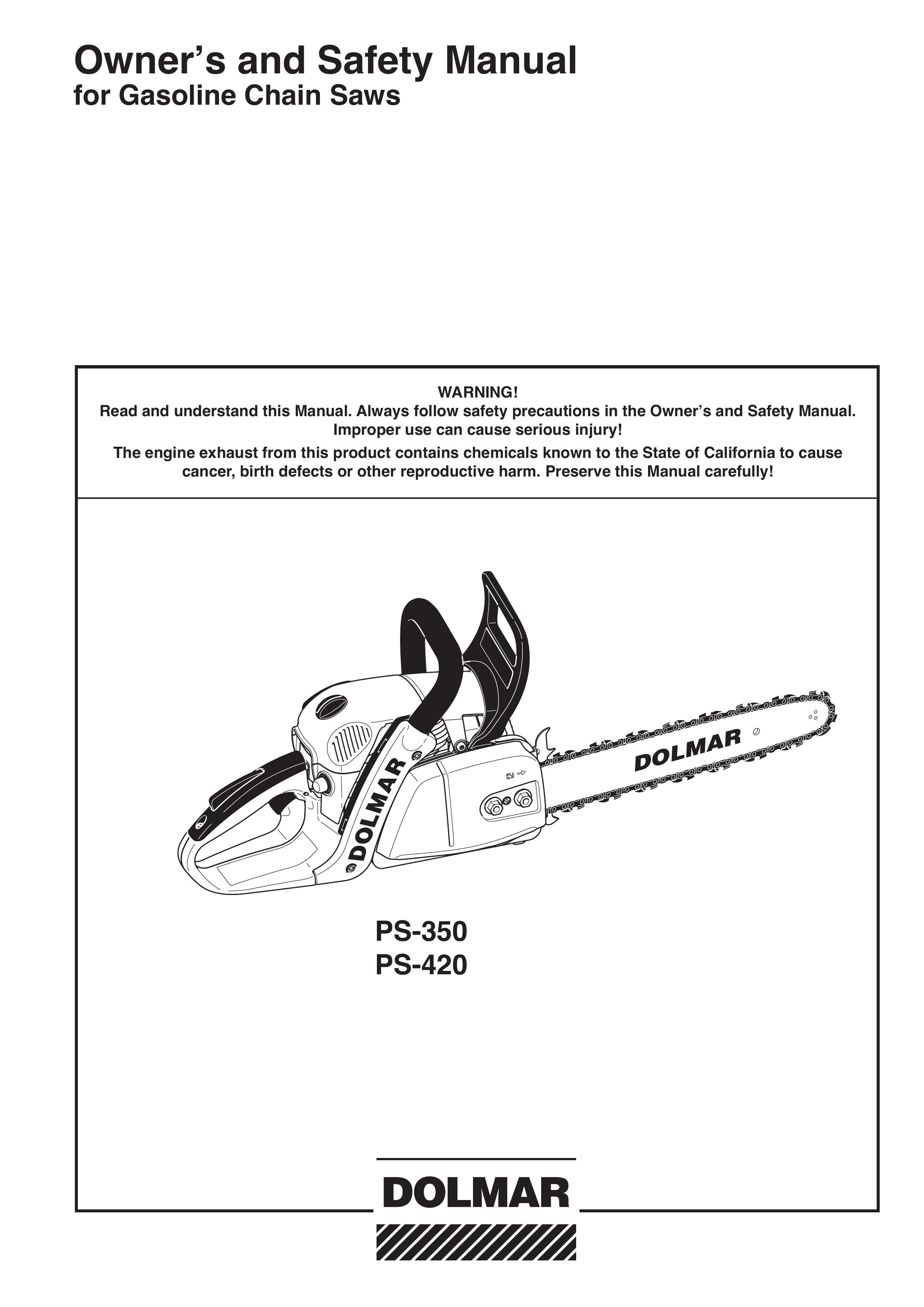 Dolmar PS-420 Chainsaw User Manual