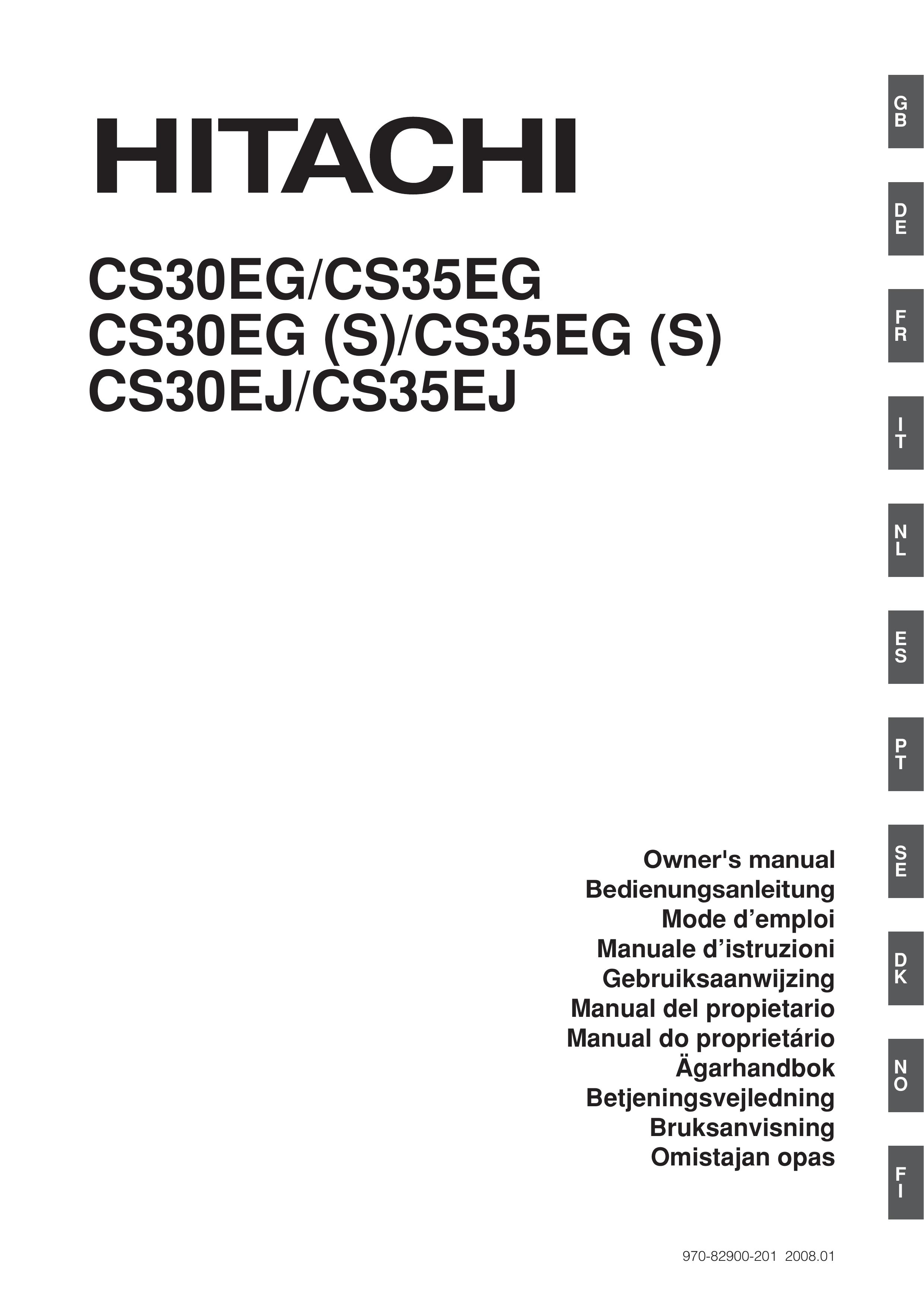 Hitachi CS35EG Chainsaw User Manual