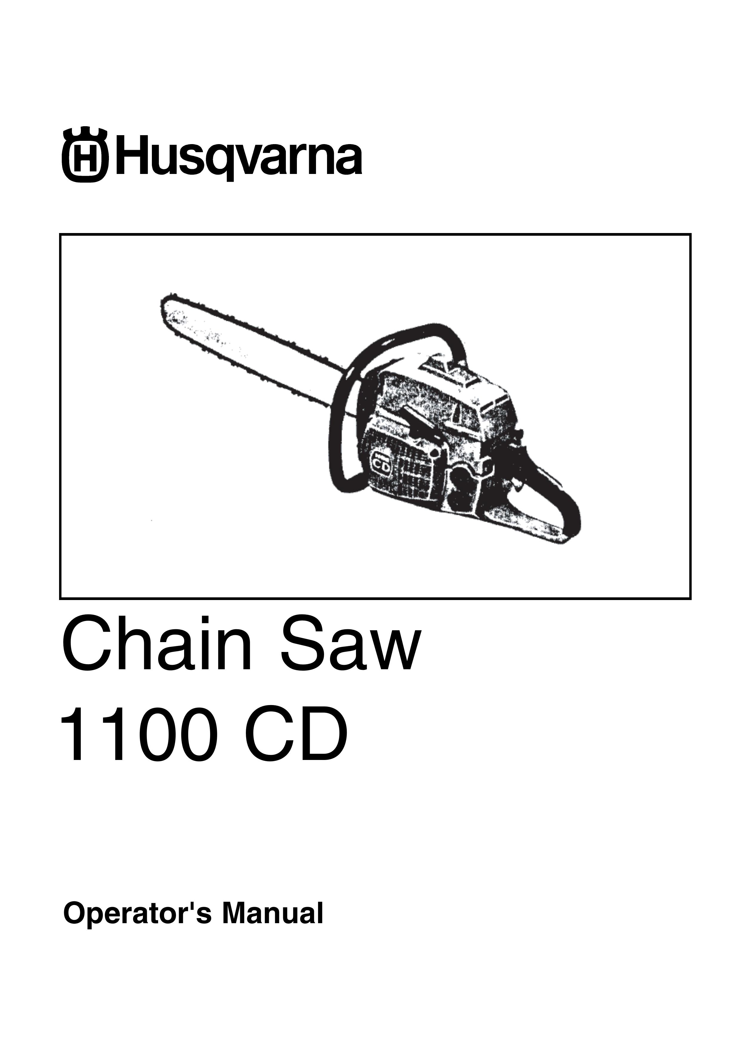 Husqvarna 1100 CD Chainsaw User Manual
