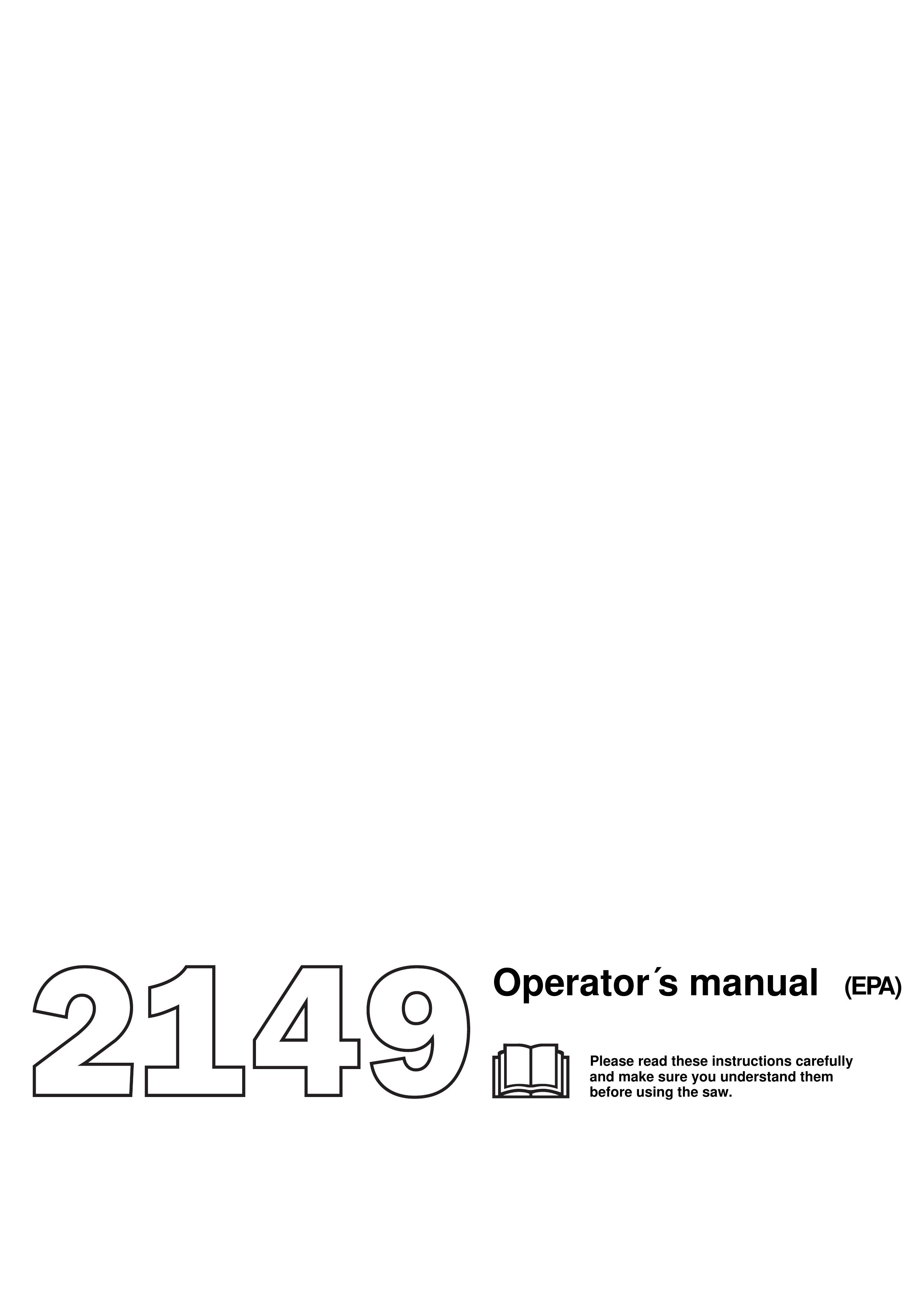 Jonsered 2149 Chainsaw User Manual