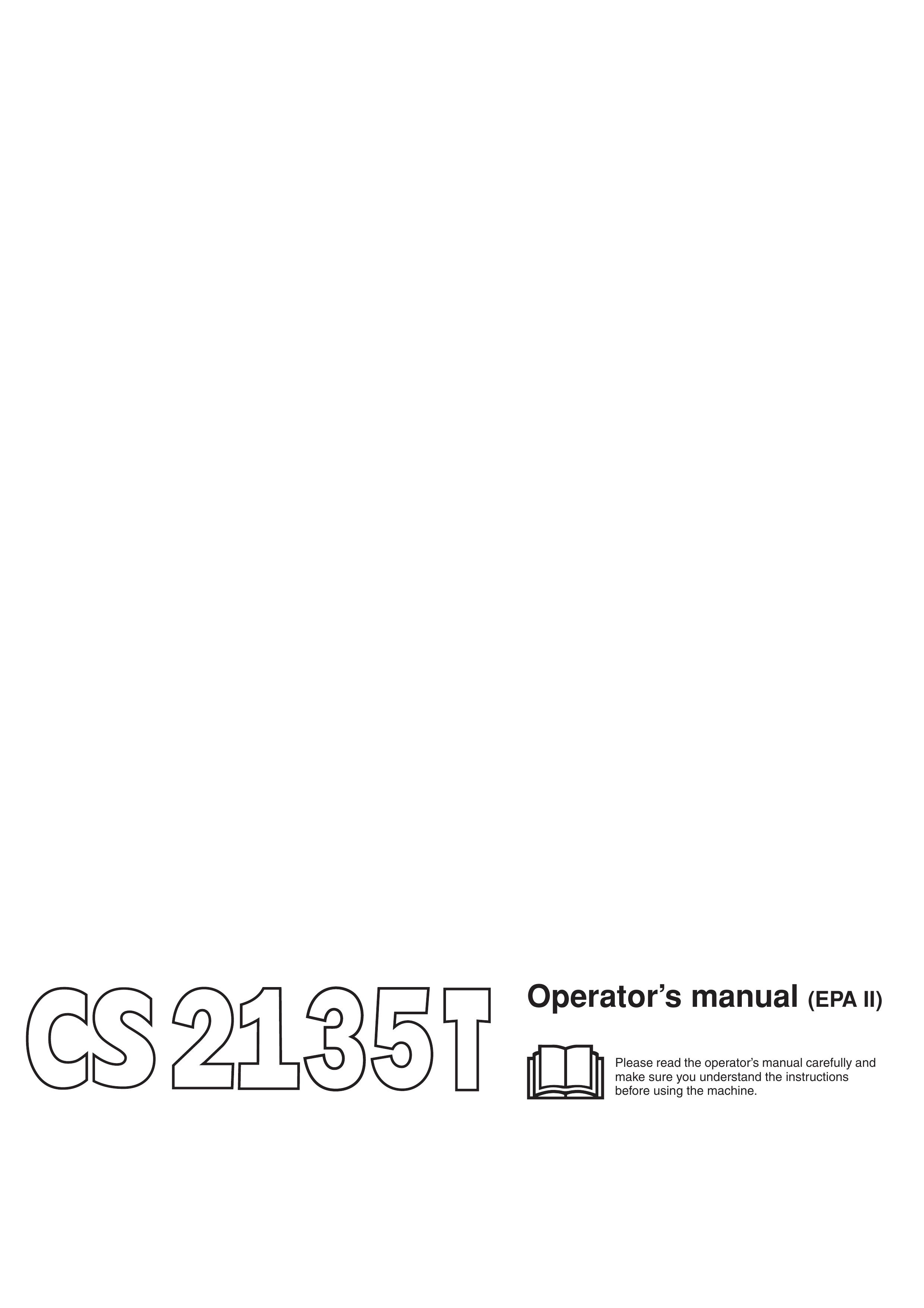 Jonsered CS 2135T Chainsaw User Manual