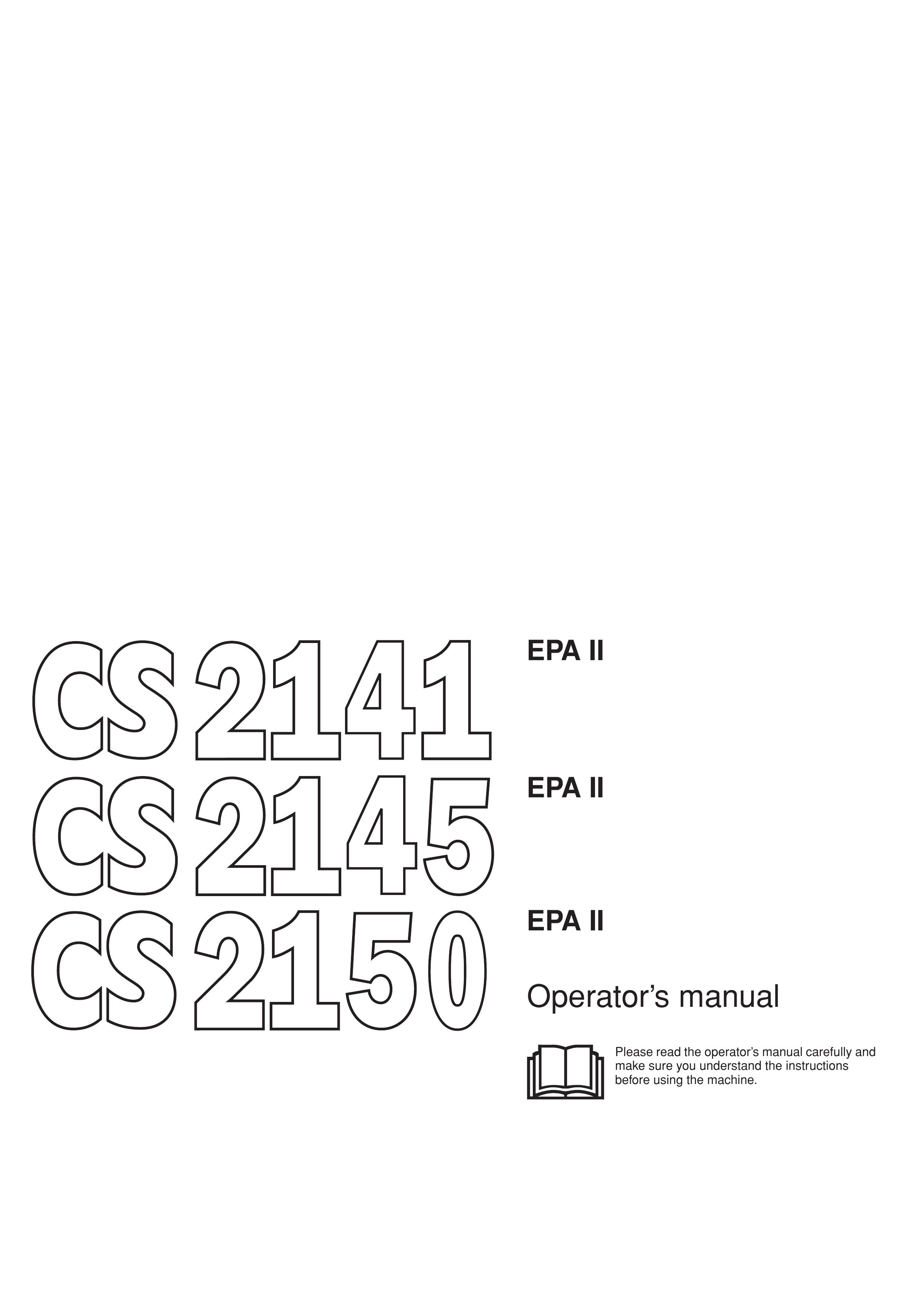 Jonsered CS 2145 Chainsaw User Manual