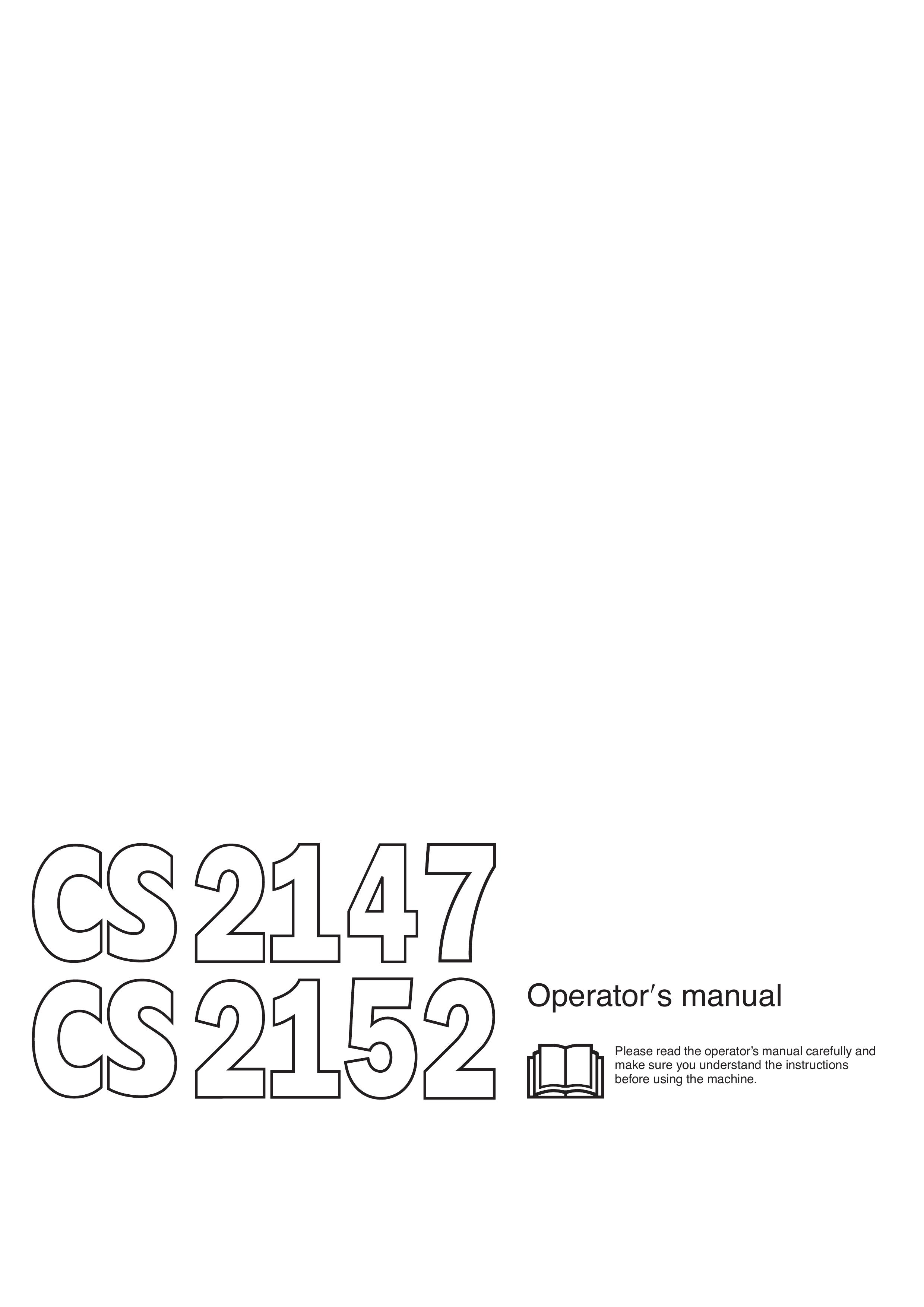 Jonsered CS 2147 Chainsaw User Manual