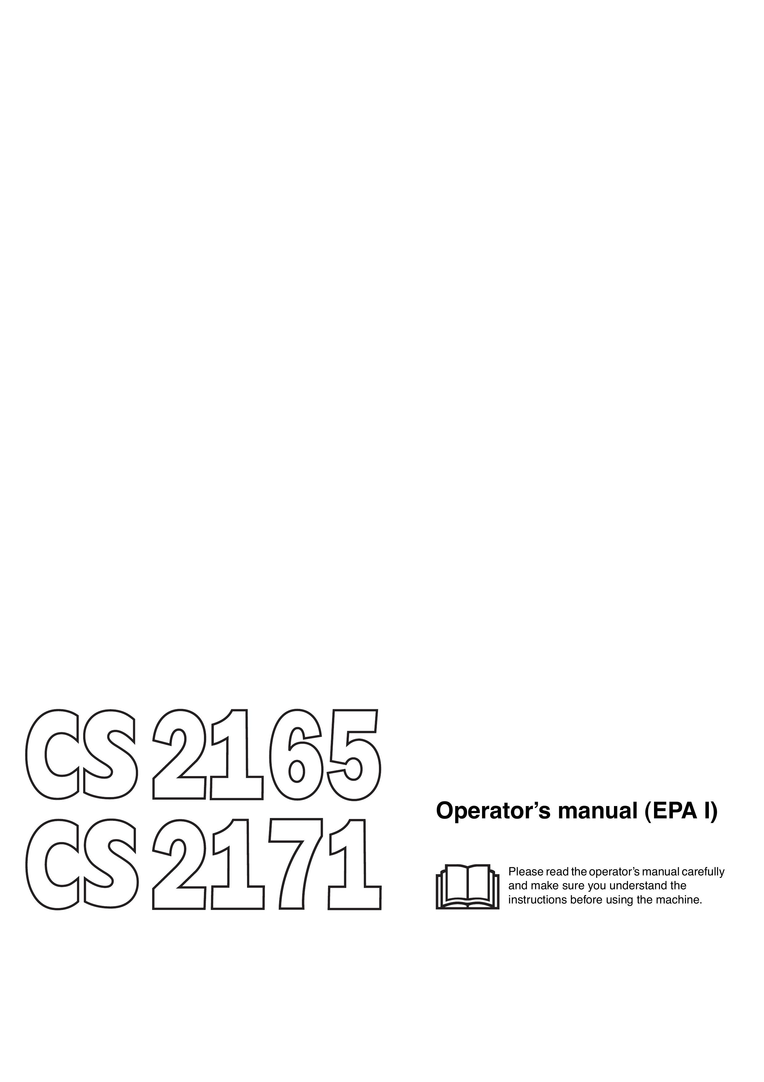 Jonsered CS 2171 Chainsaw User Manual