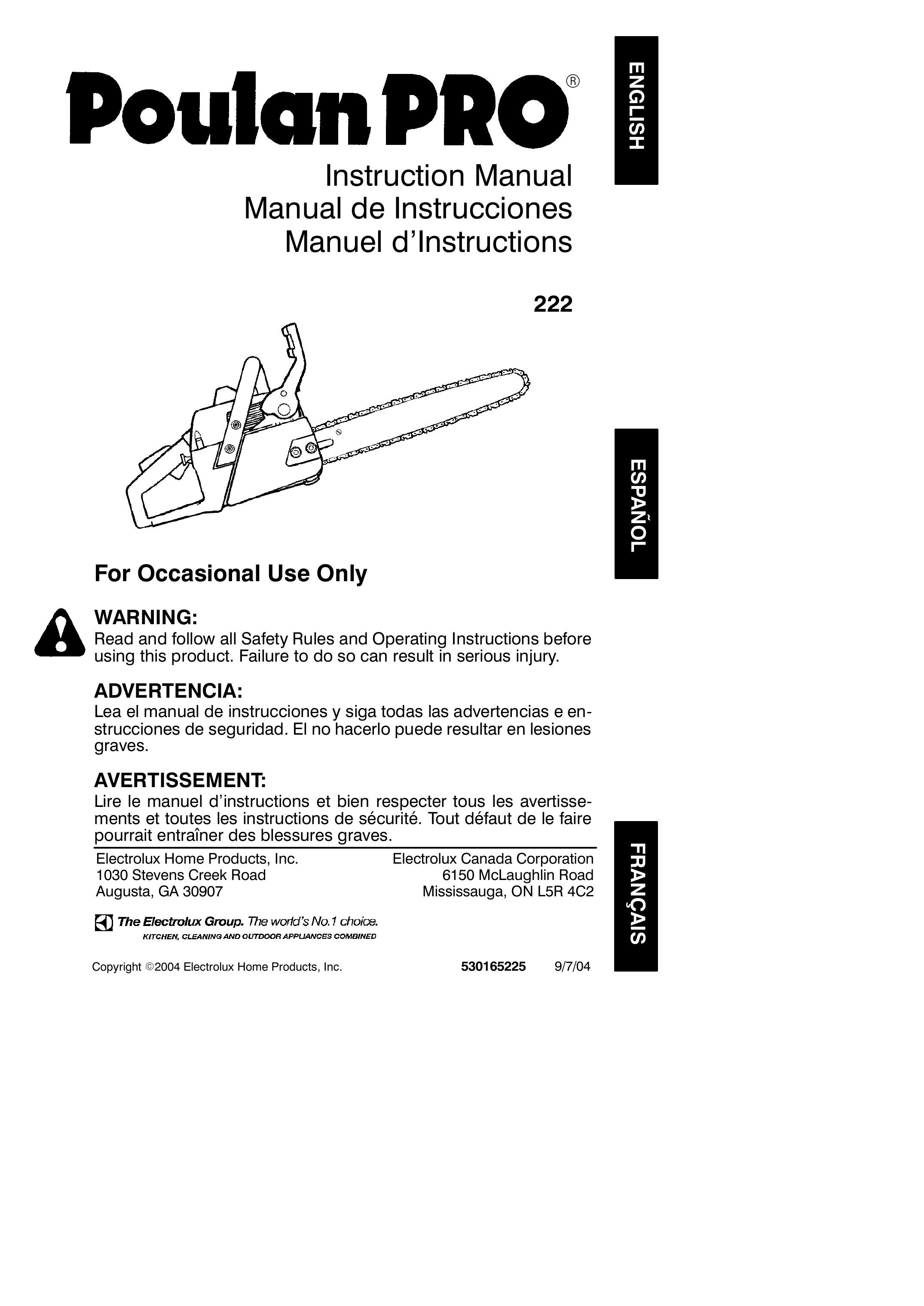 Poulan 2004-09 Chainsaw User Manual