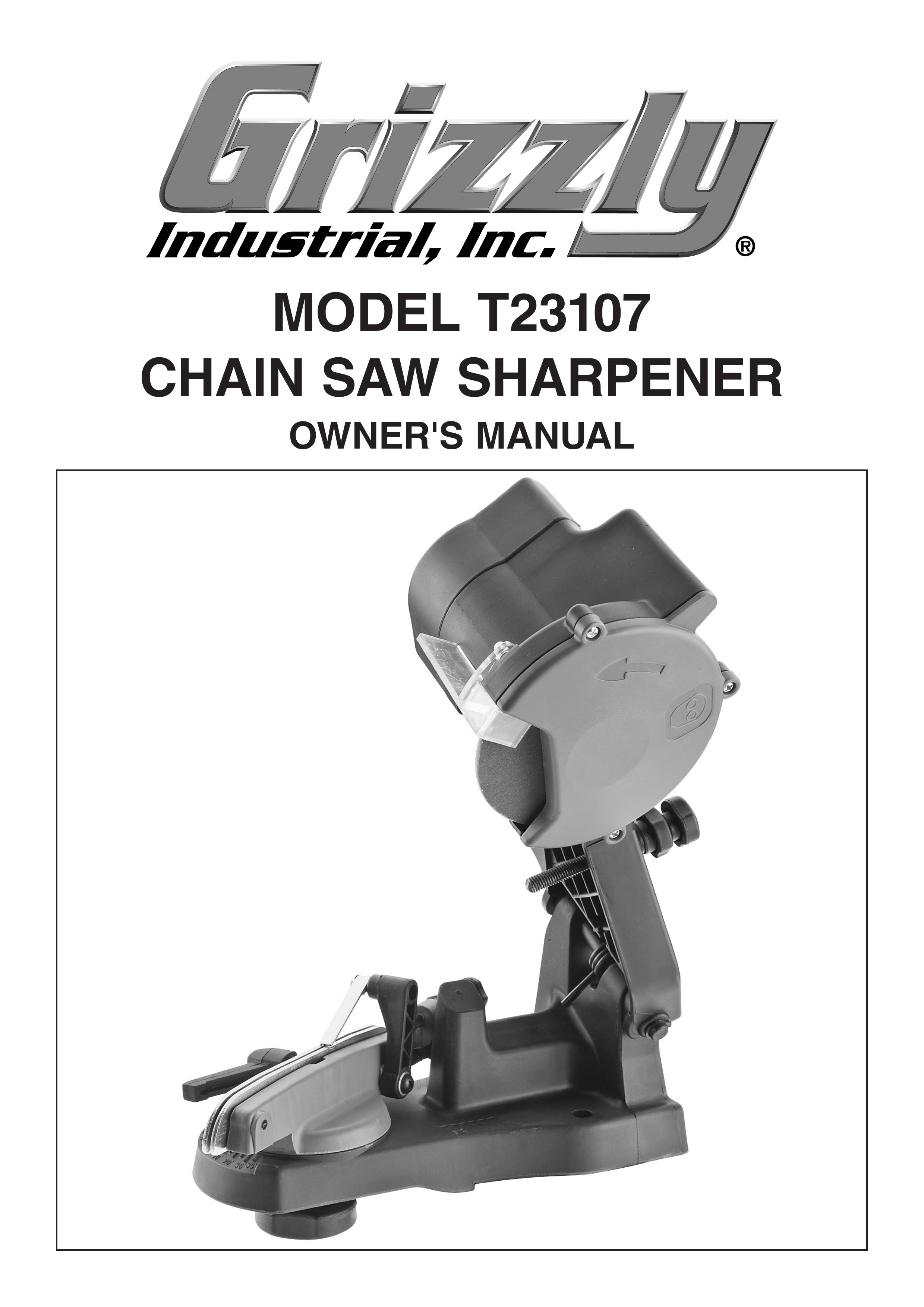 Grizzly T23107 Chainsaw Sharpener User Manual