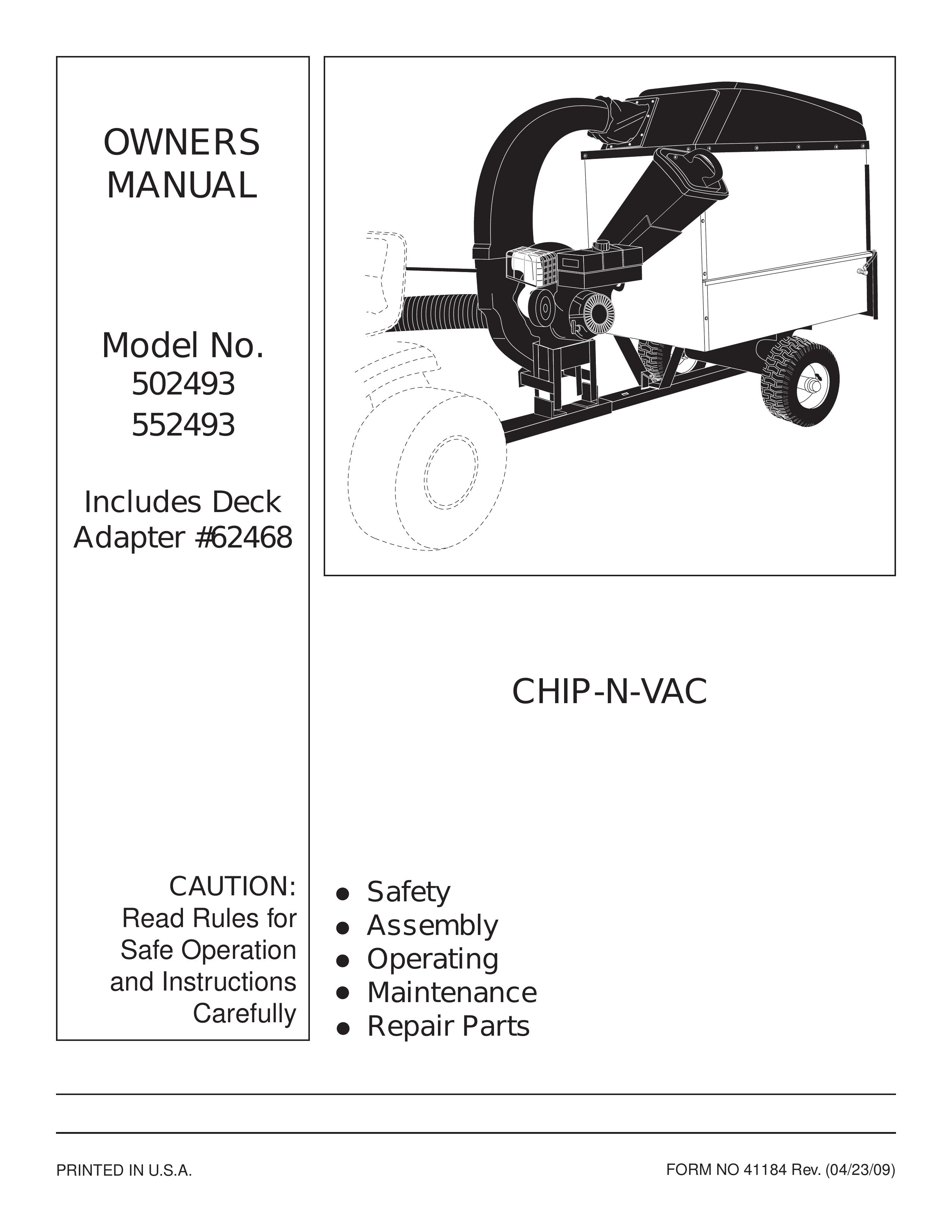 Agri-Fab 502493 Chipper User Manual