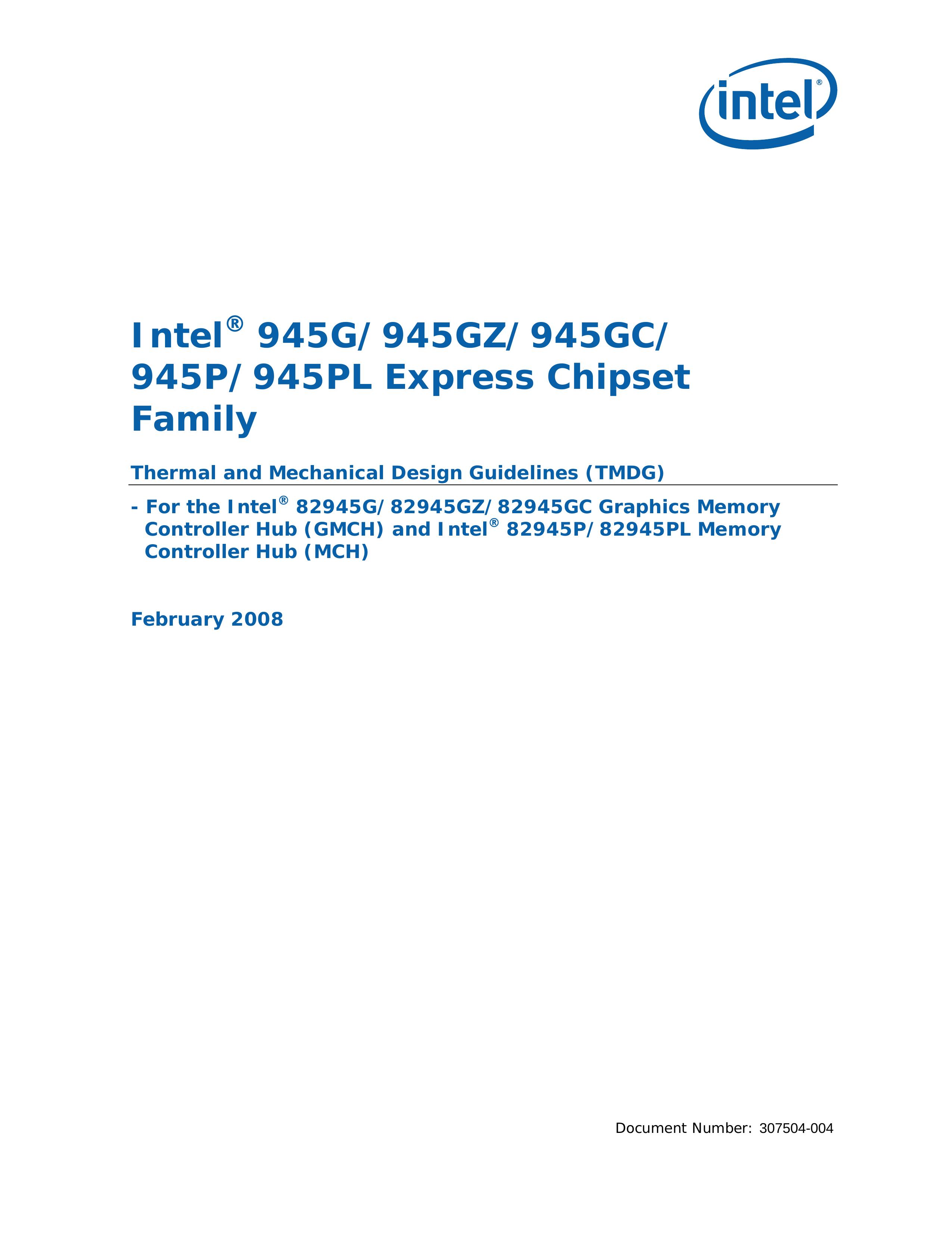 Intel 945PL Chipper User Manual
