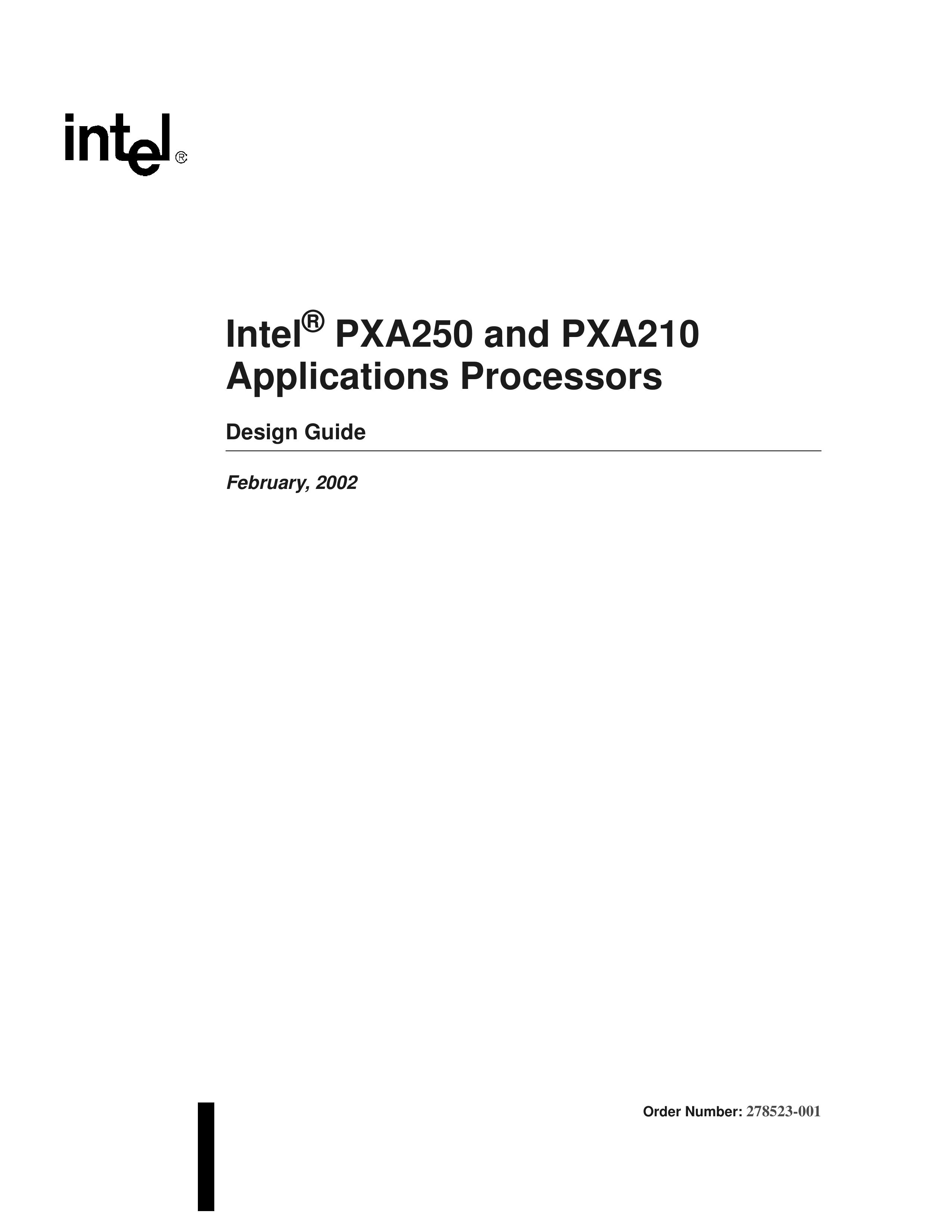 Intel PXA250 and PXA210 Chipper User Manual