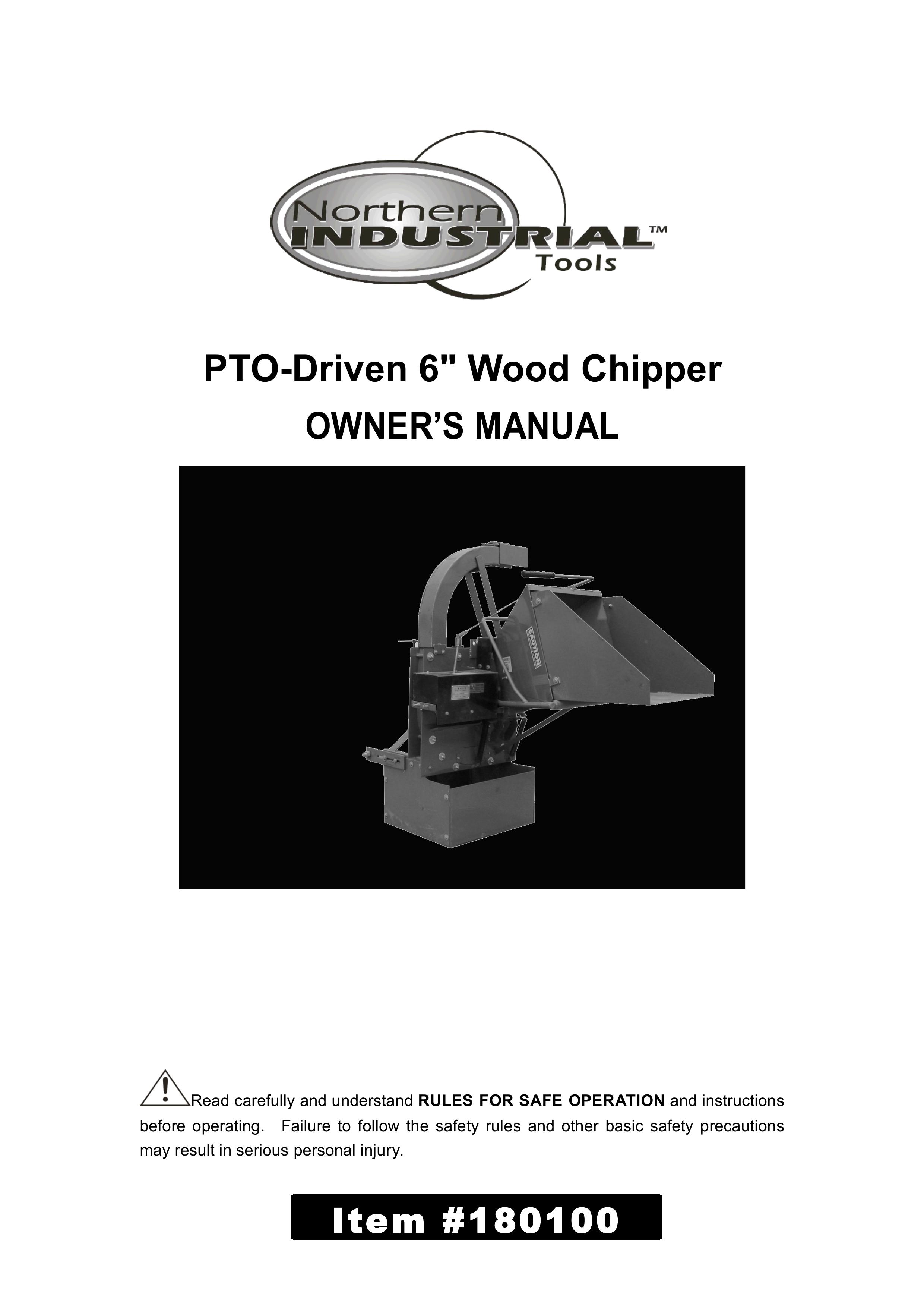 Panasonic PTO 540 RPM Chipper User Manual