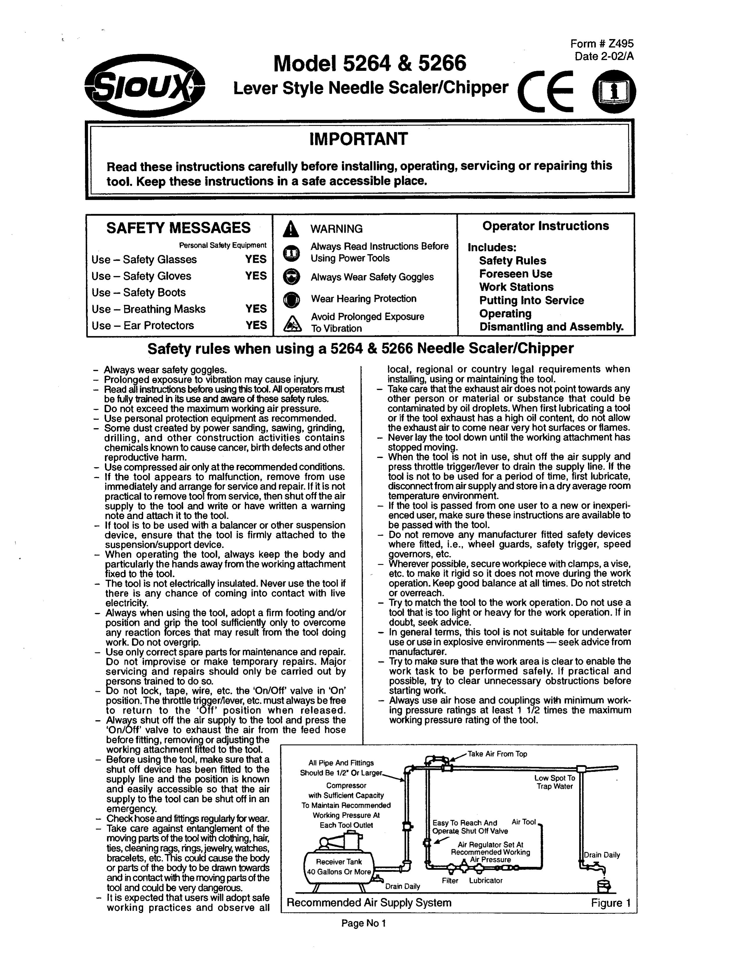 Sioux Tools 5264 Chipper User Manual