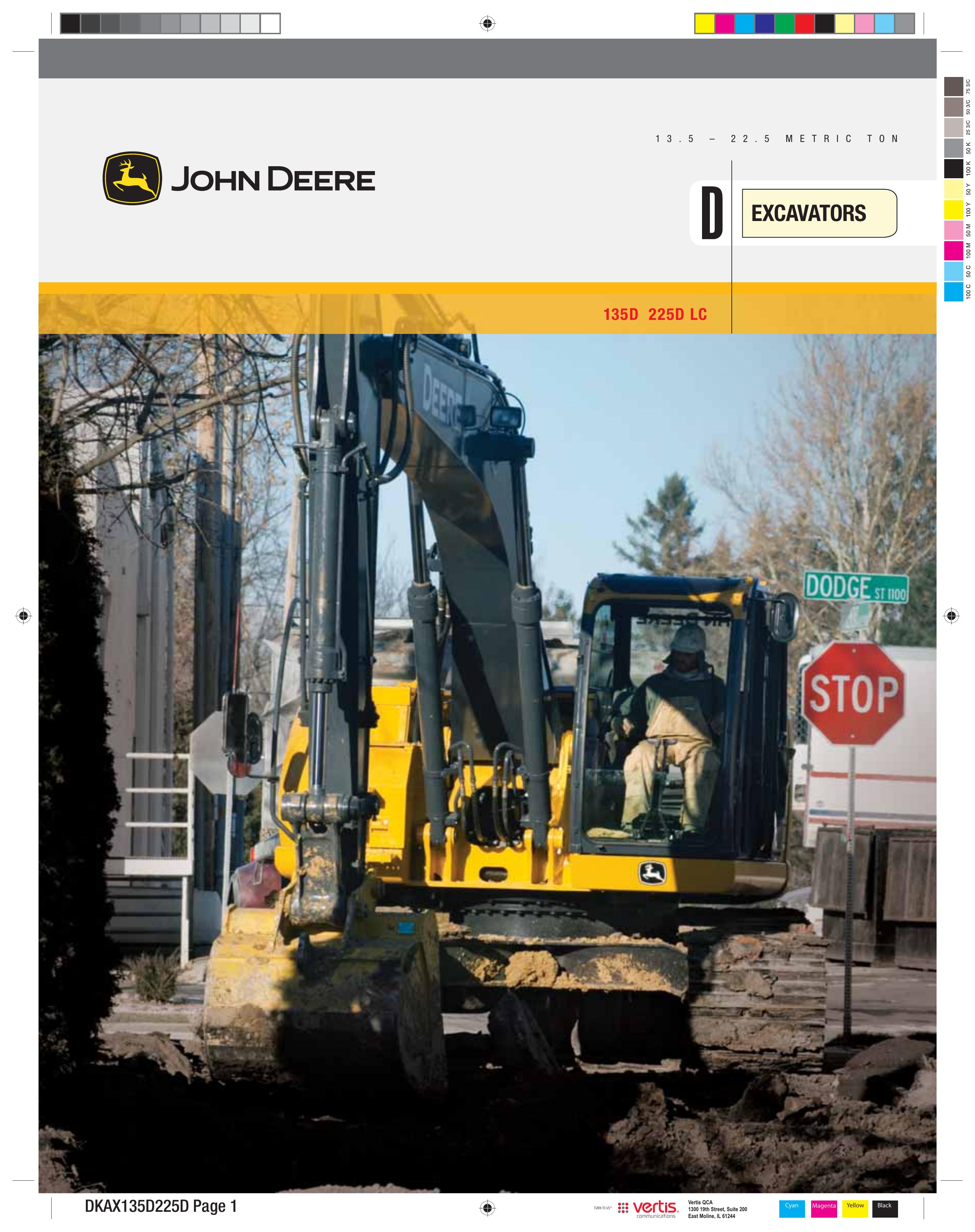 John Deere 135D Compact Excavator User Manual