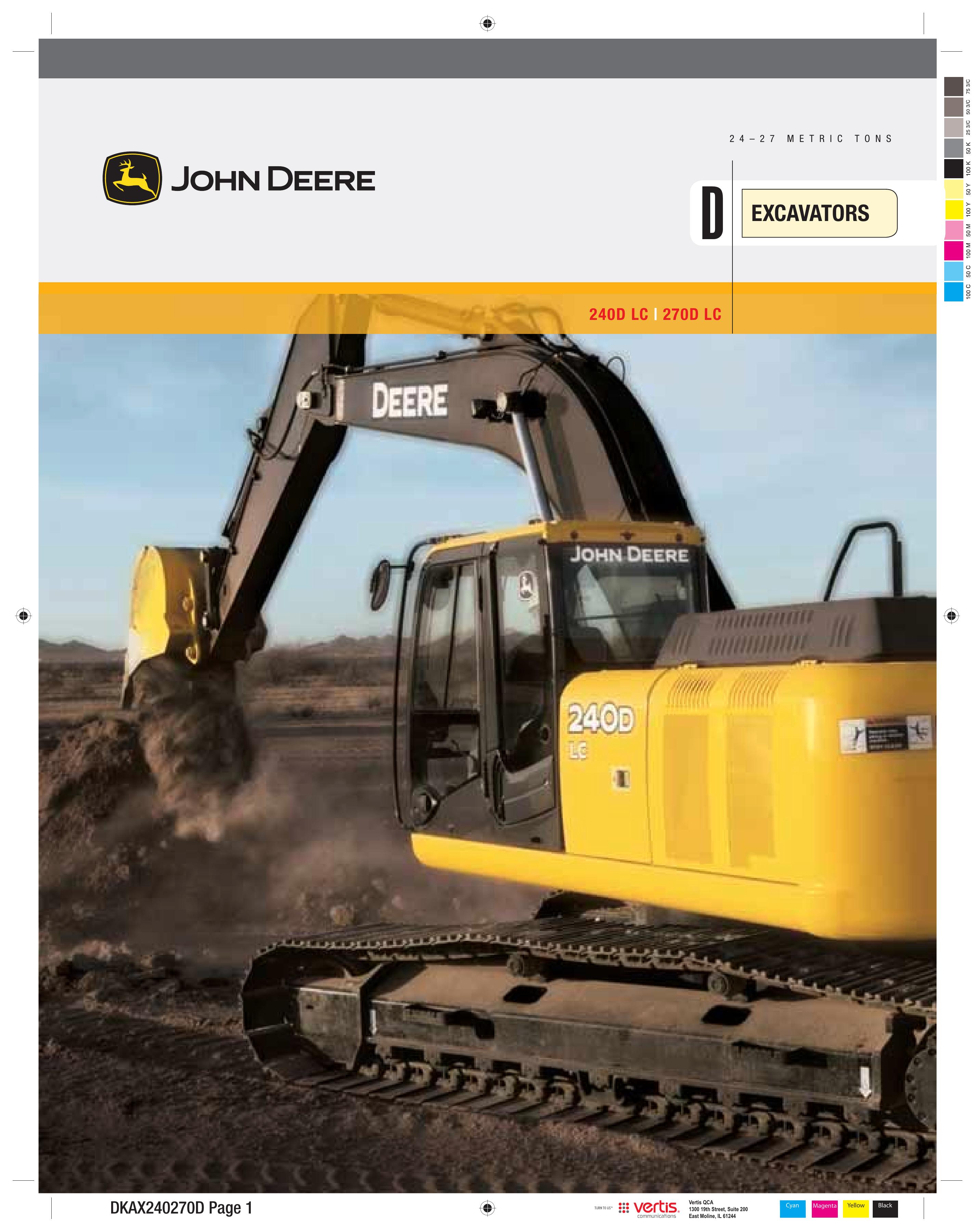 John Deere 240D LC Compact Excavator User Manual