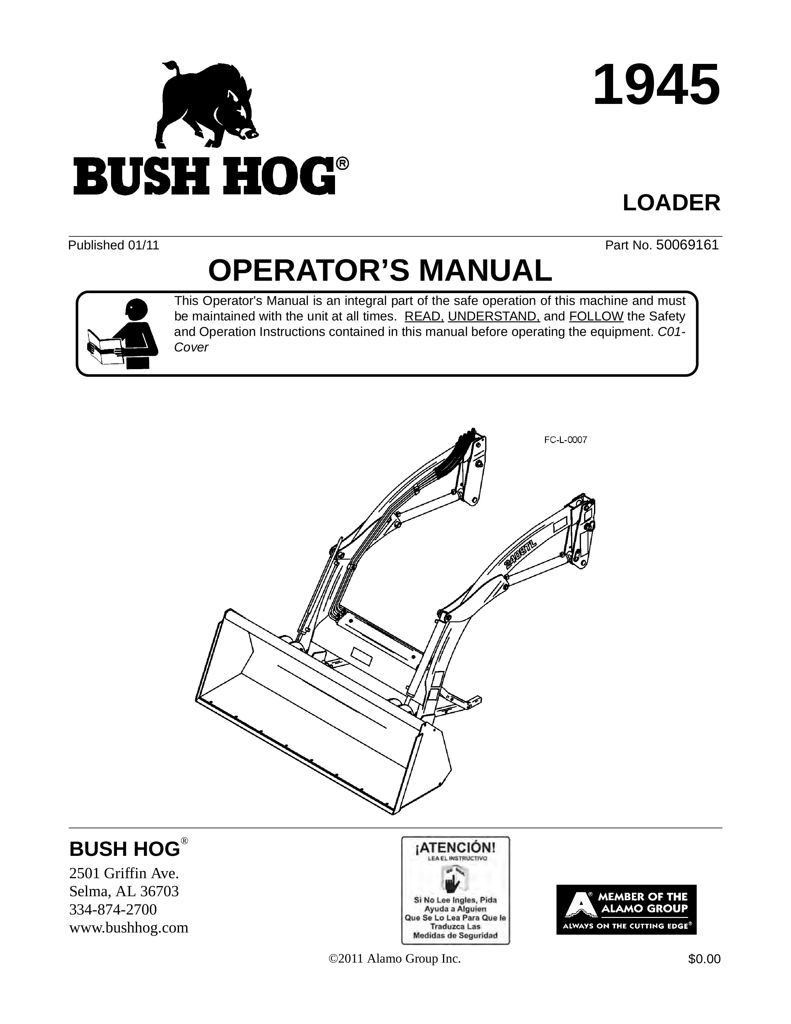 Bush Hog 1945 Compact Loader User Manual