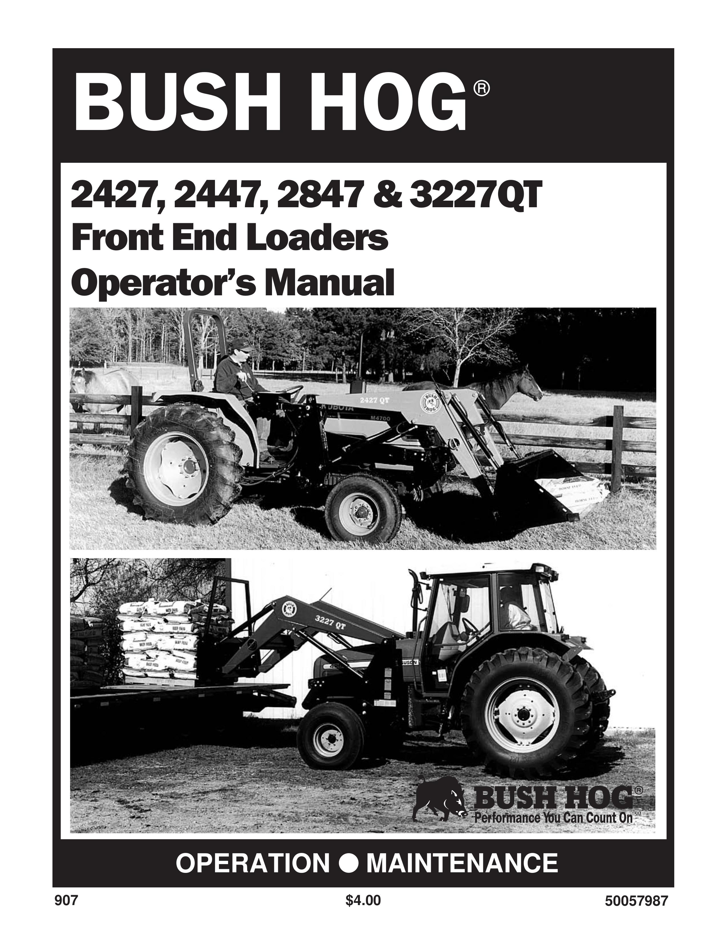 Bush Hog 3227 QT Compact Loader User Manual