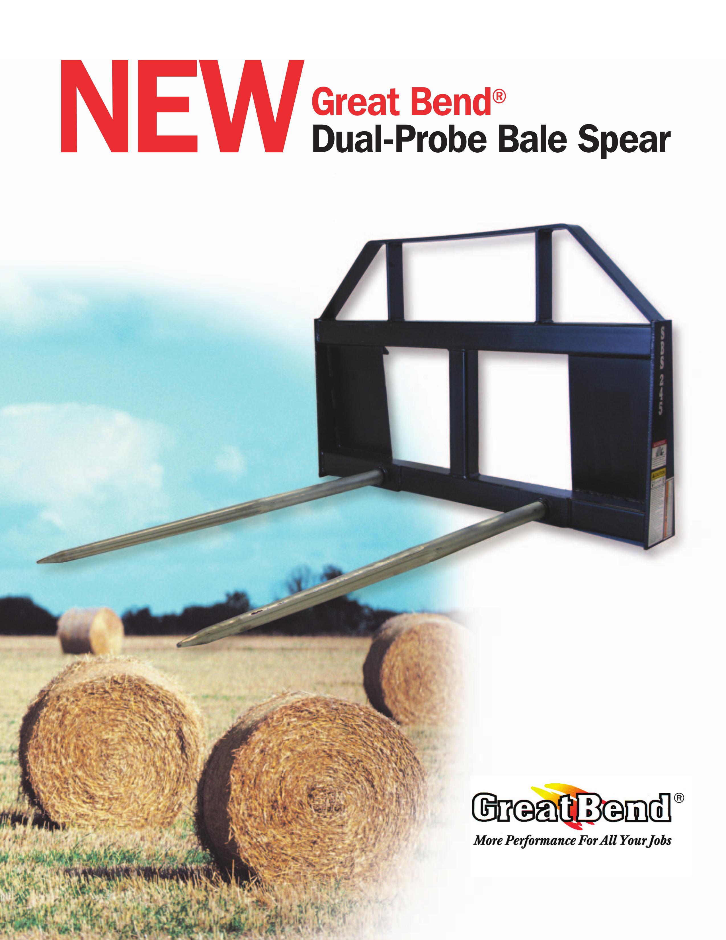 Bush Hog Dual-Probe Bale Spear Compact Loader User Manual
