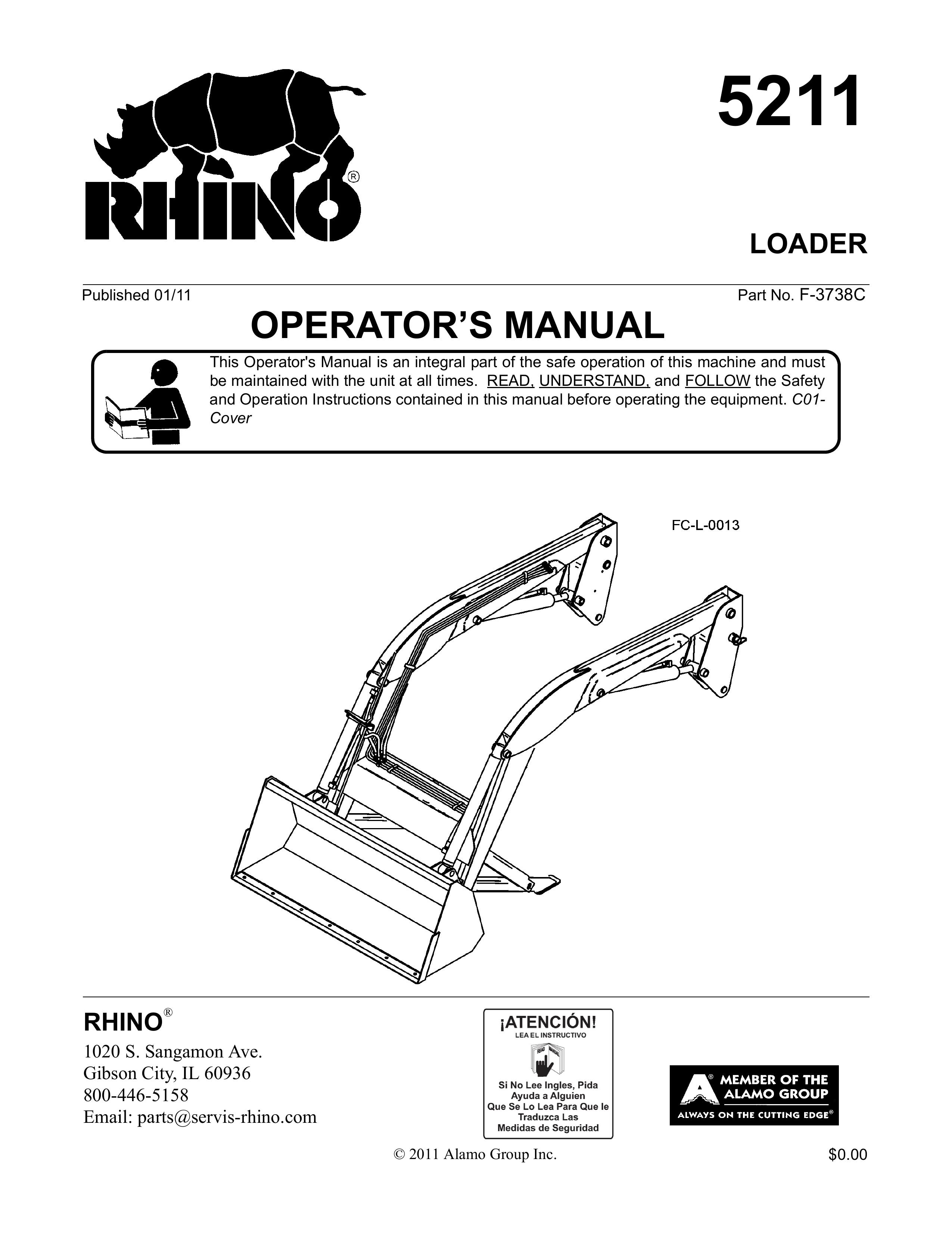Servis-Rhino 5211 Compact Loader User Manual
