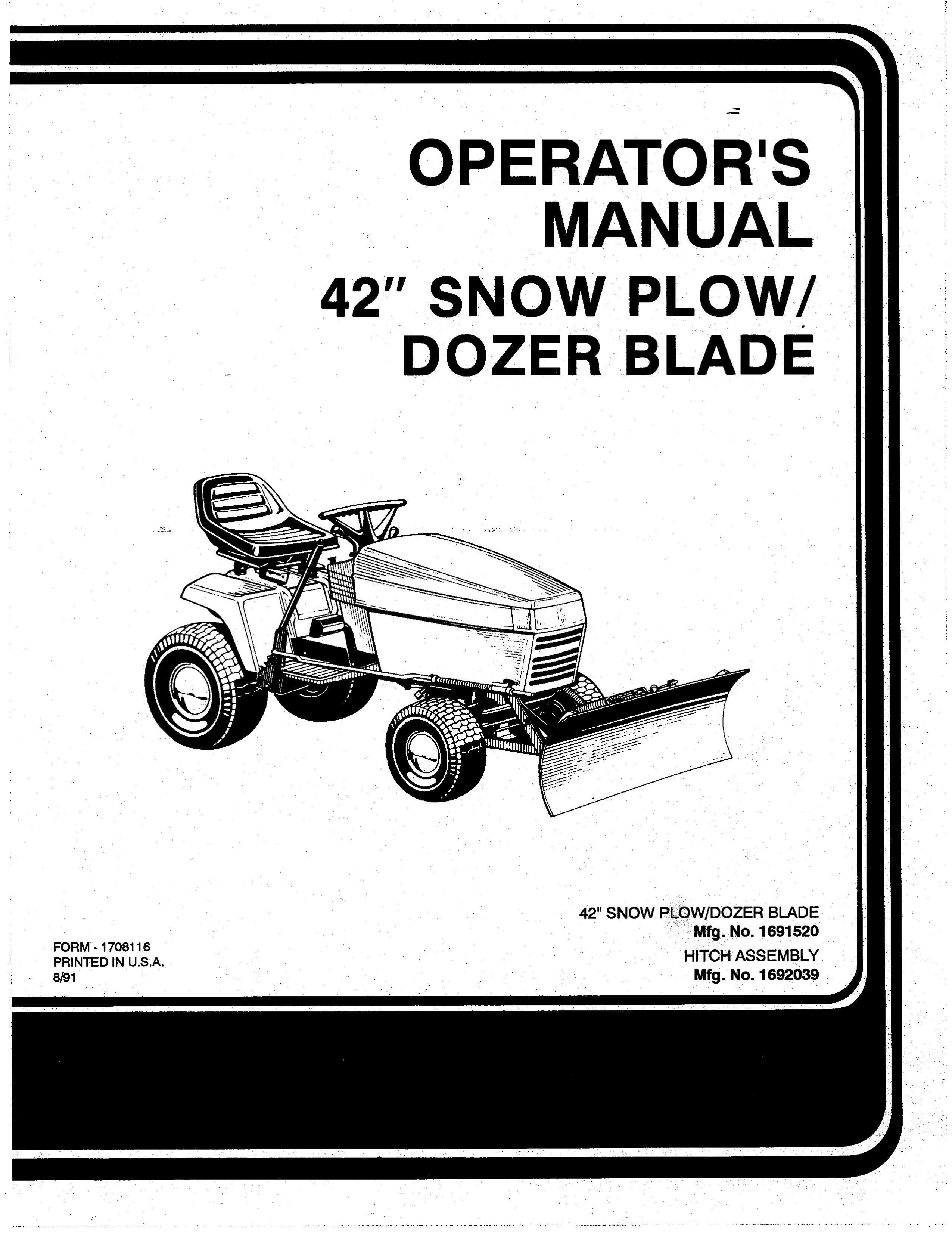 Snapper 1692039 Compact Loader User Manual