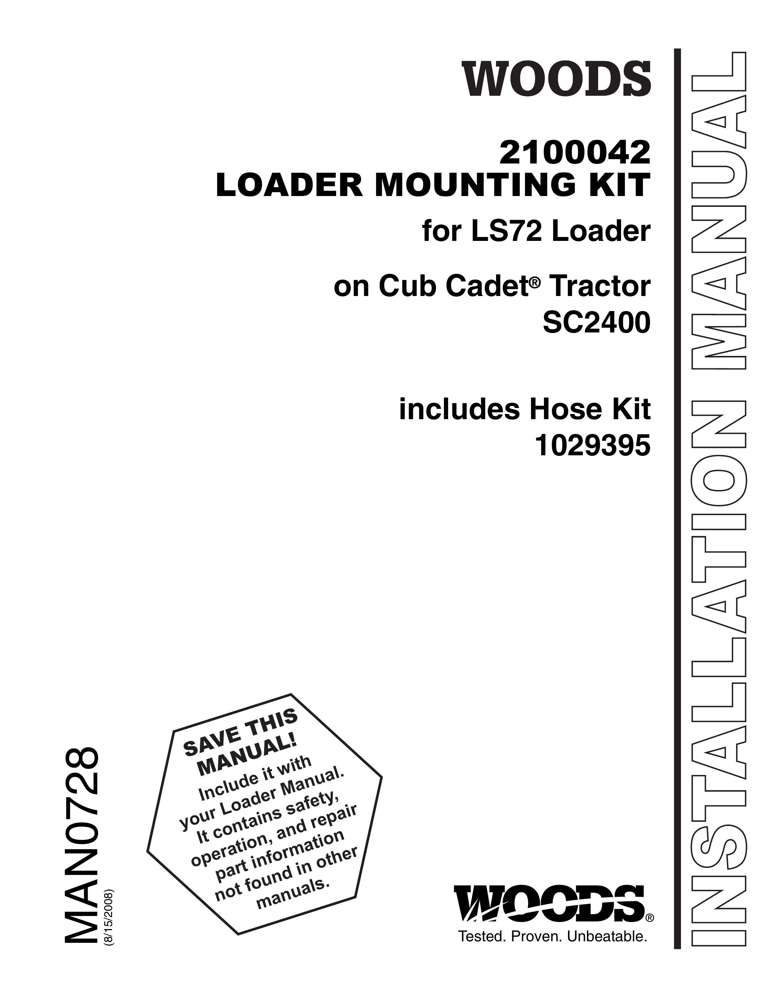 Woods Equipment 2100042 Compact Loader User Manual