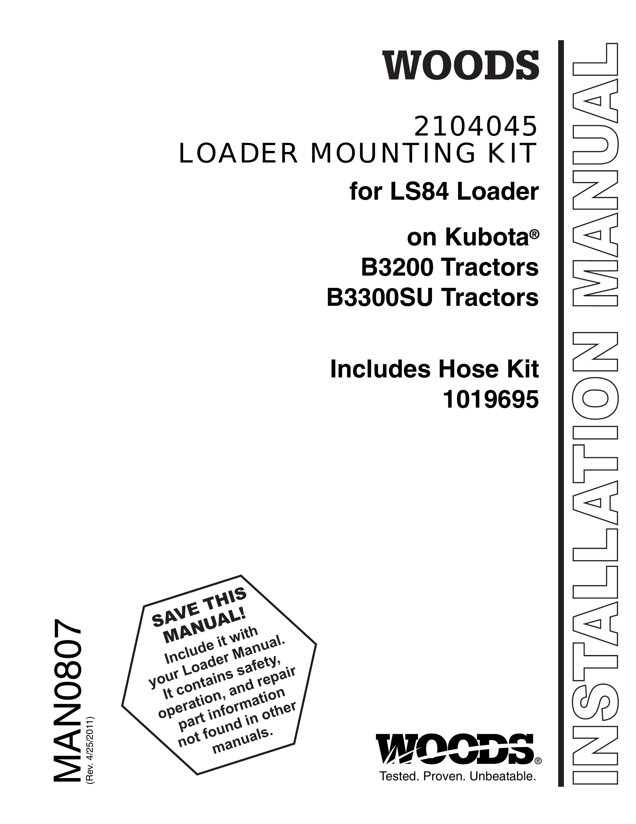 Woods Equipment 2104045 Compact Loader User Manual