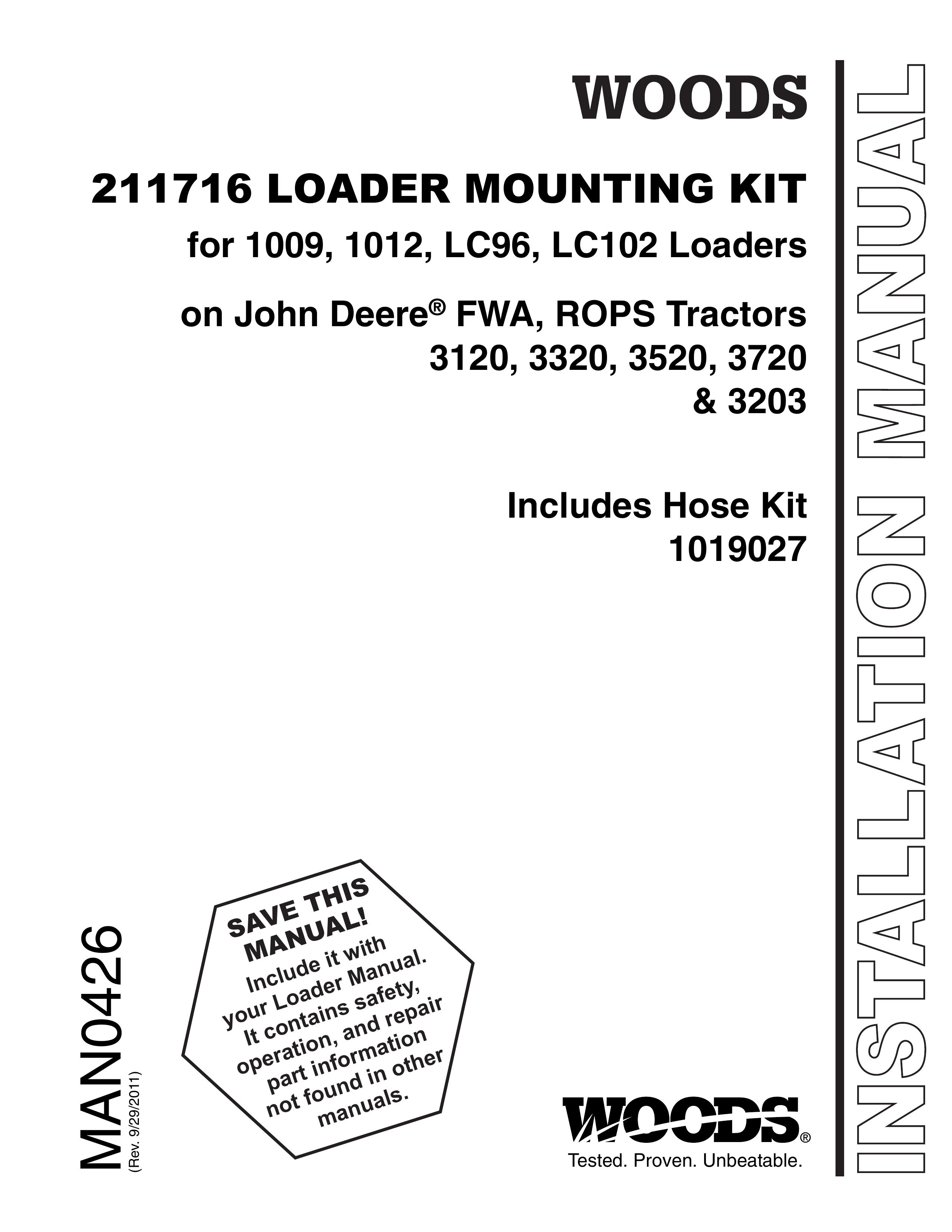 Woods Equipment 211716 Compact Loader User Manual