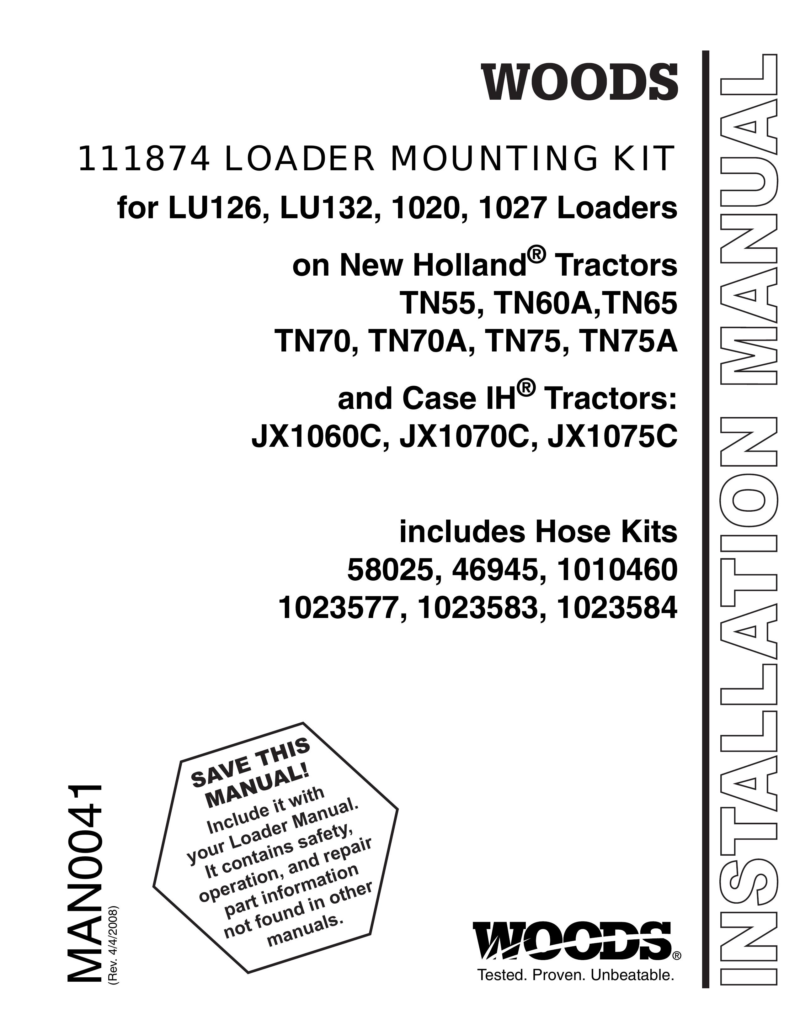 Woods Equipment LU126 Compact Loader User Manual