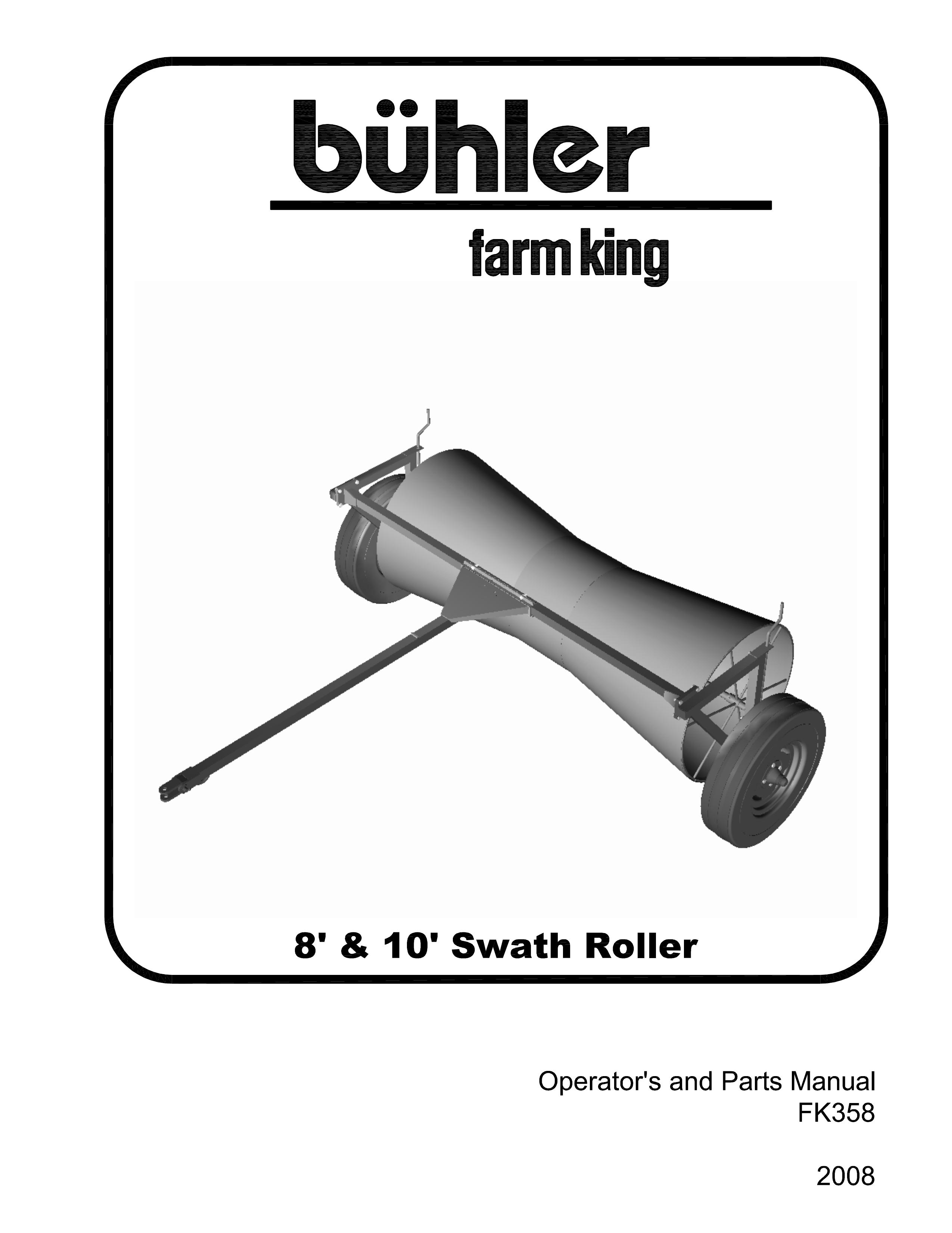 Buhler FK358 Cultivator User Manual