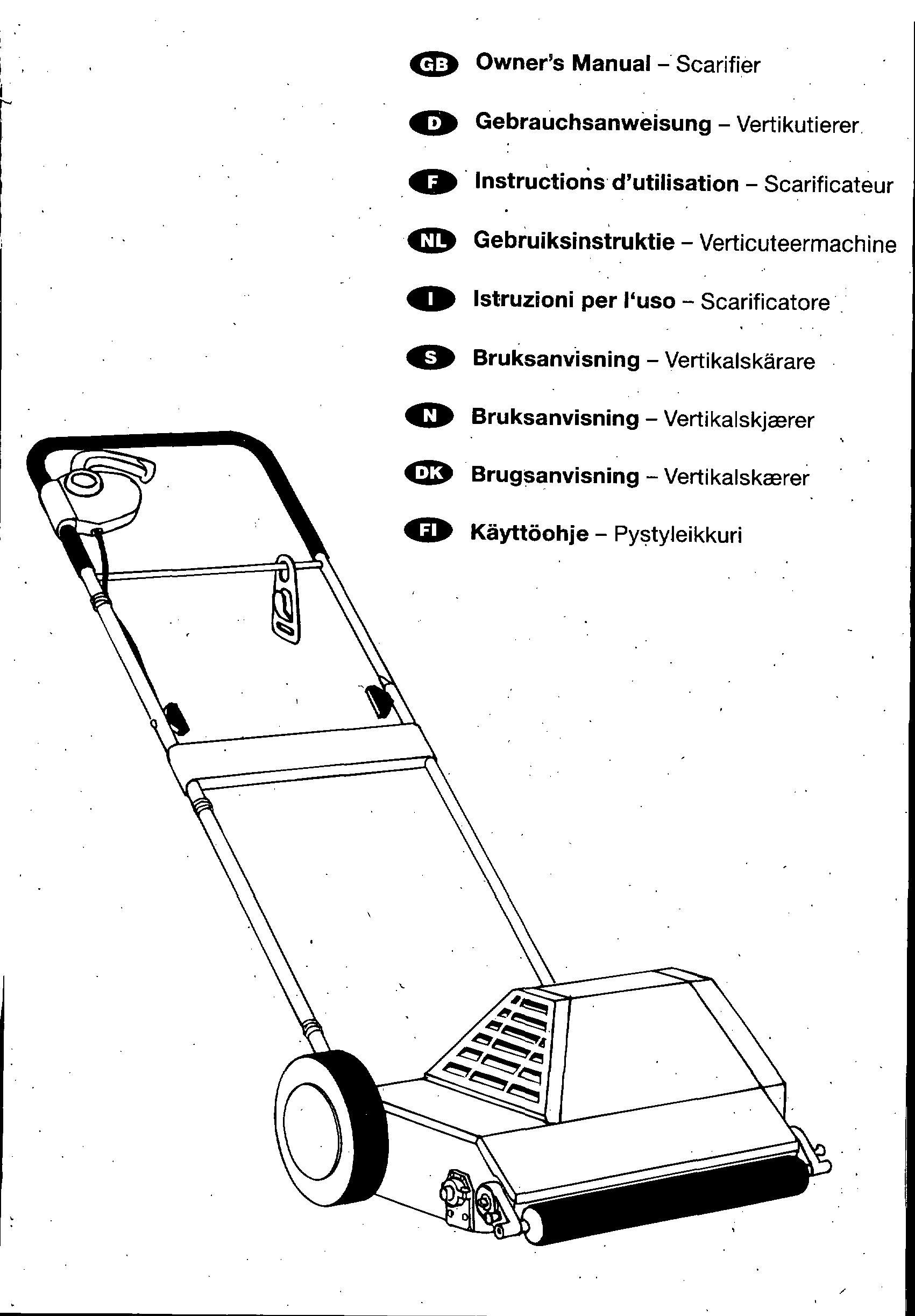 Husqvarna 295-6273-01 Cultivator User Manual