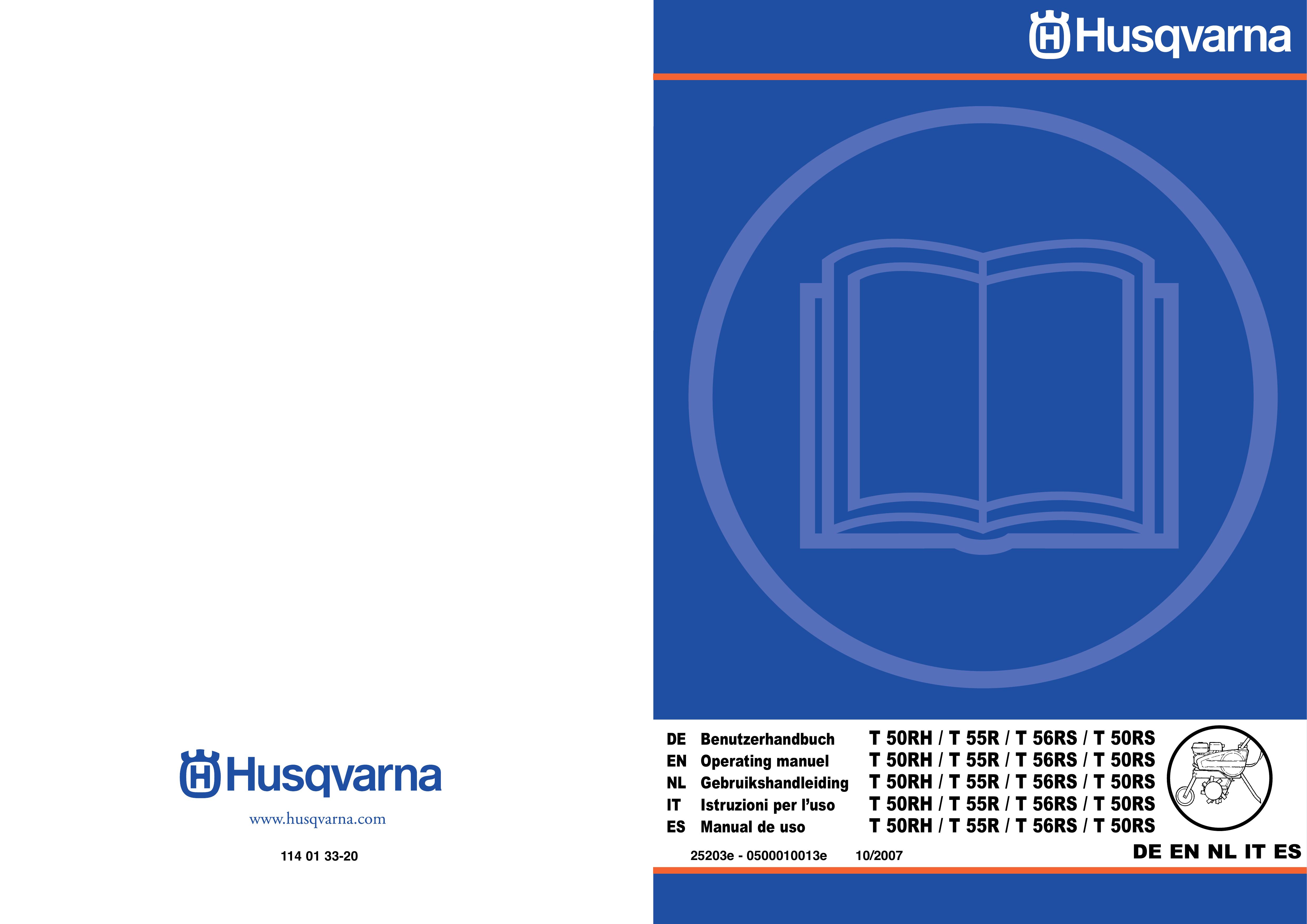 Husqvarna T 55R Cultivator User Manual