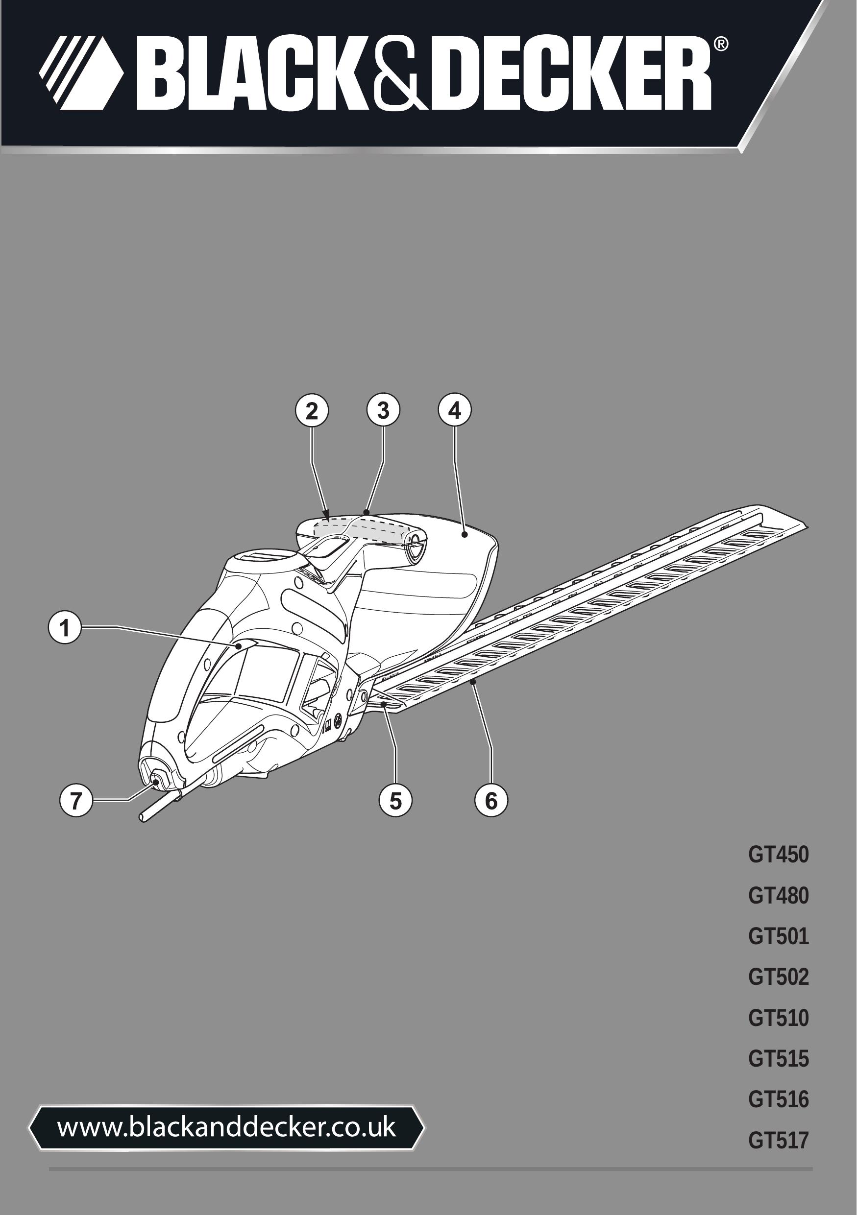 Black & Decker GT450 Edger User Manual