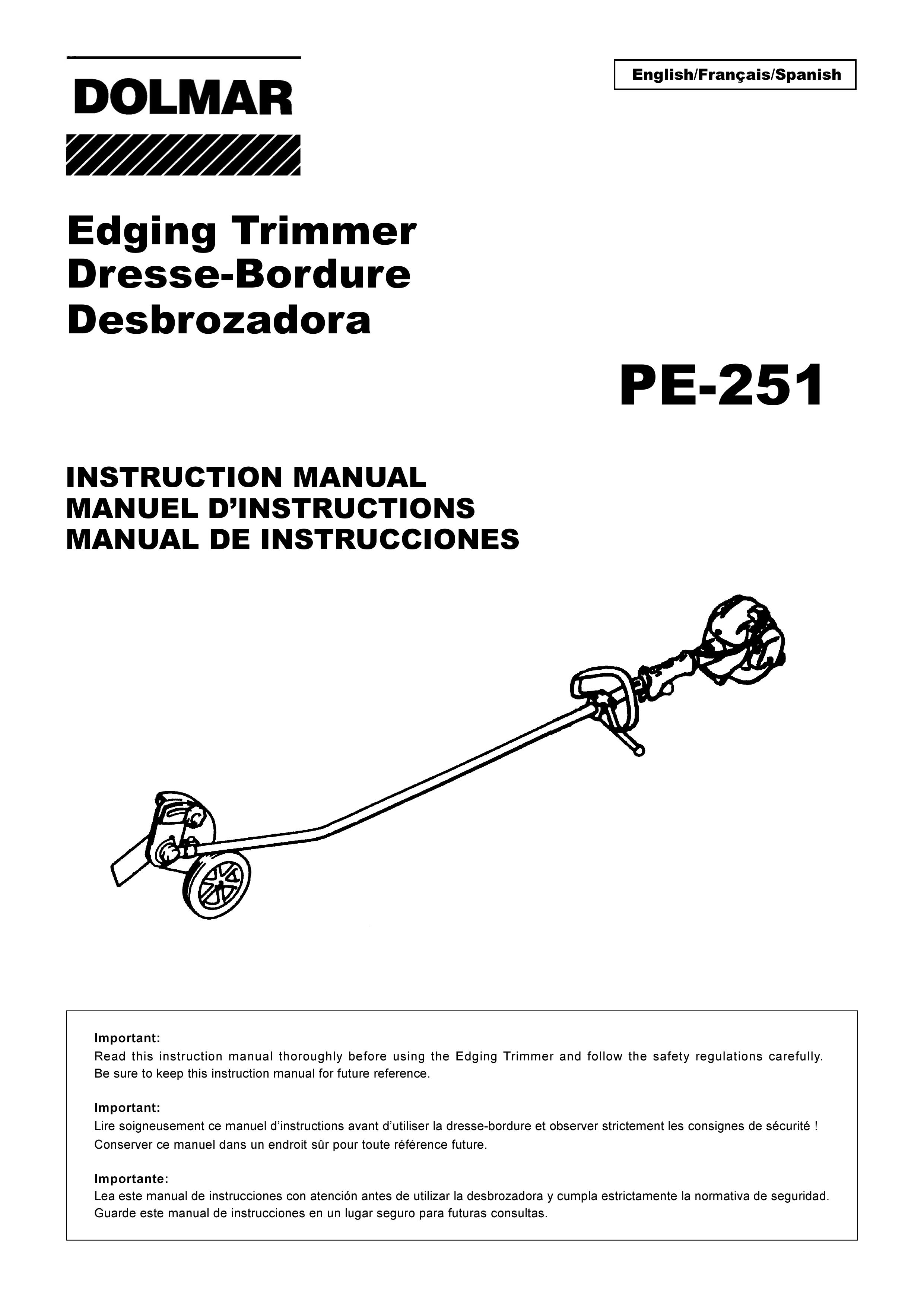 Dolmar PE-251 Edger User Manual