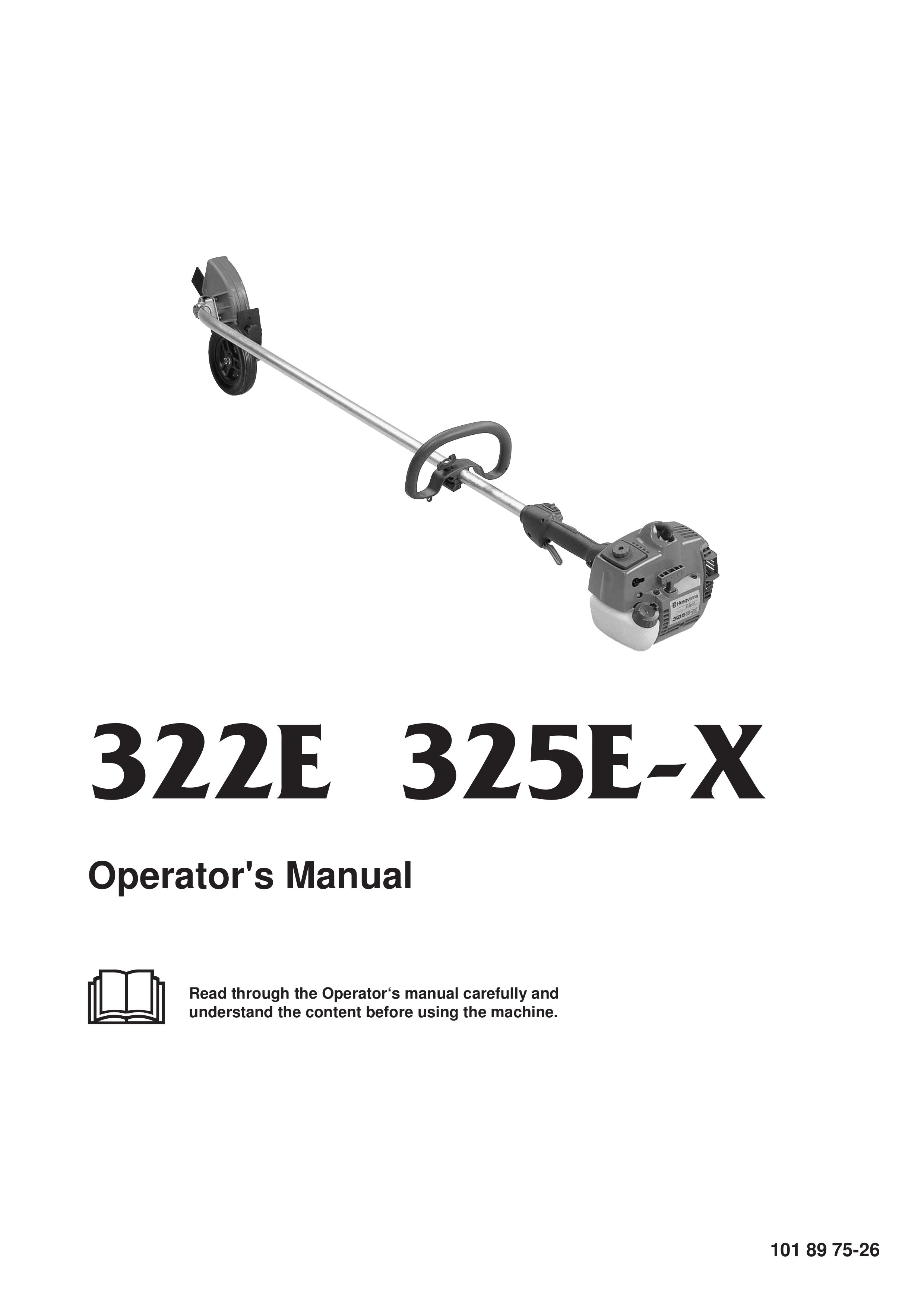 Husqvarna 322E, 325E-X Edger User Manual