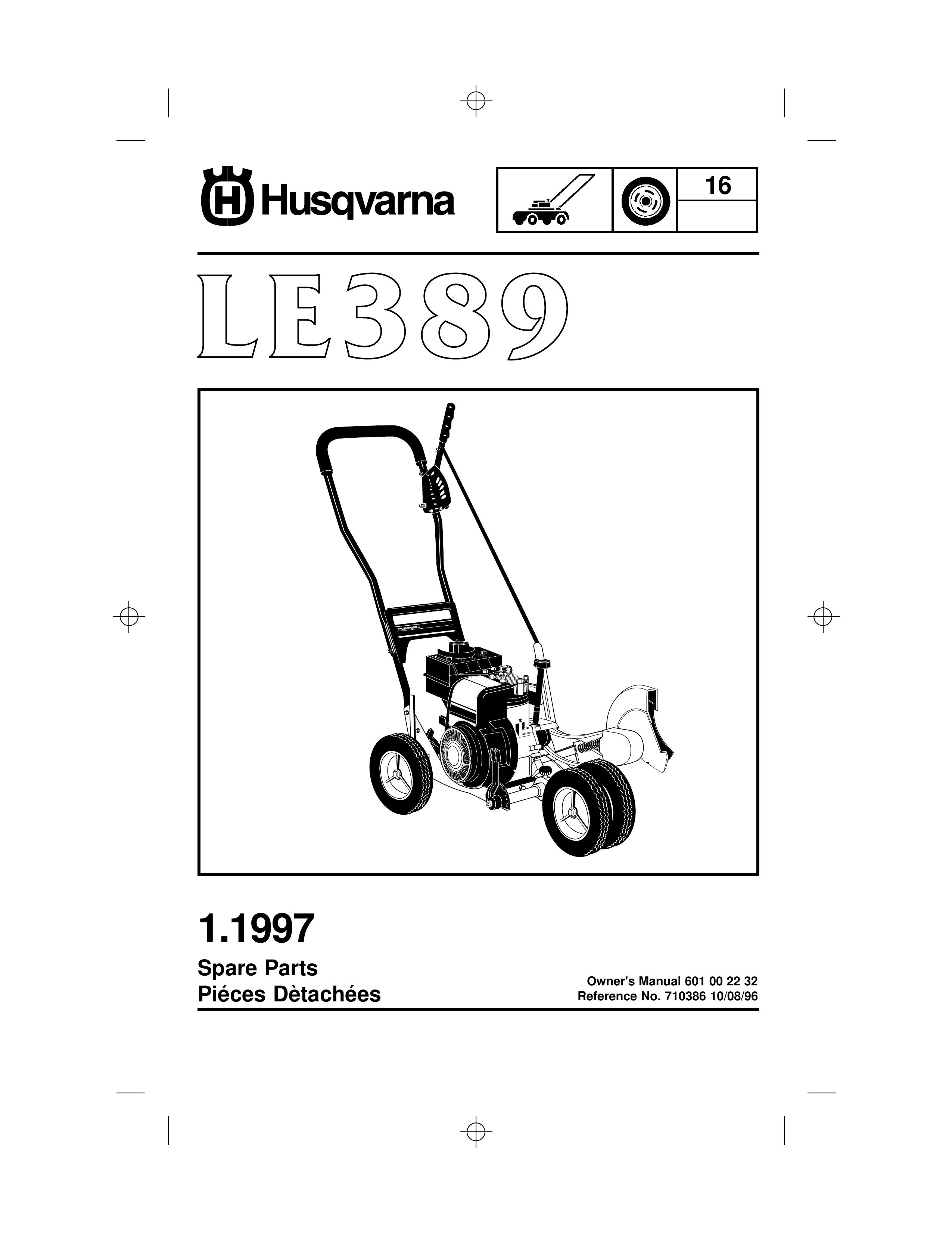 Husqvarna LE389 Edger User Manual