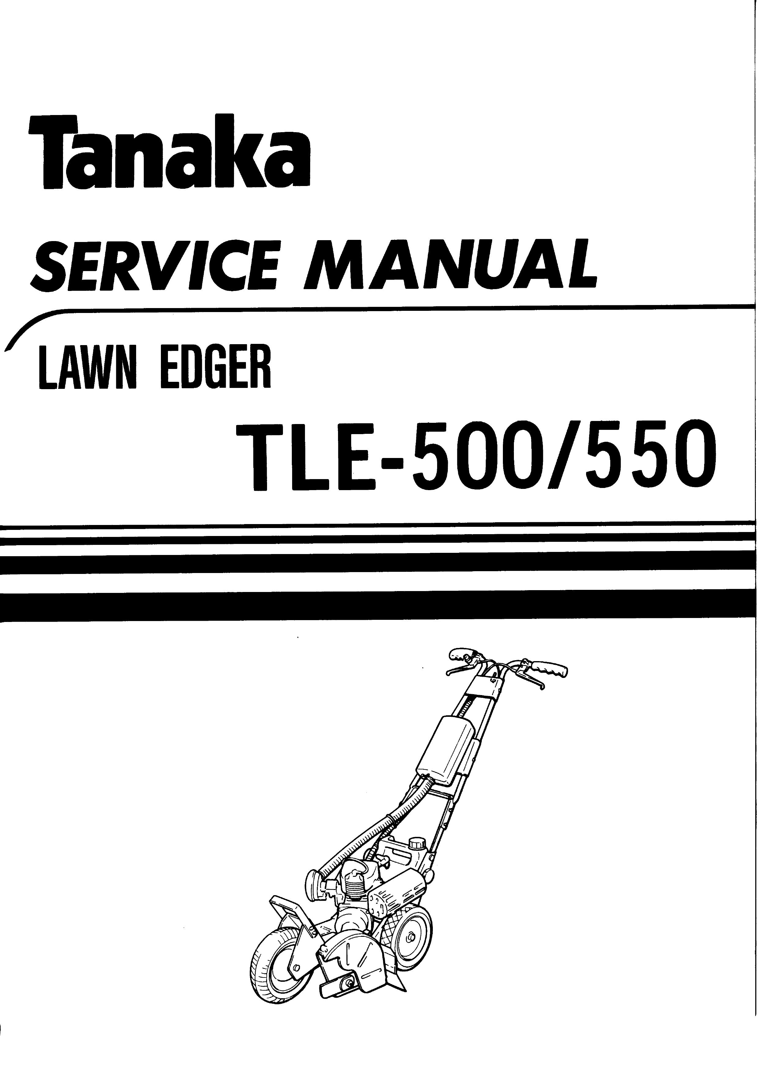 Tanaka TLE-500 Edger User Manual