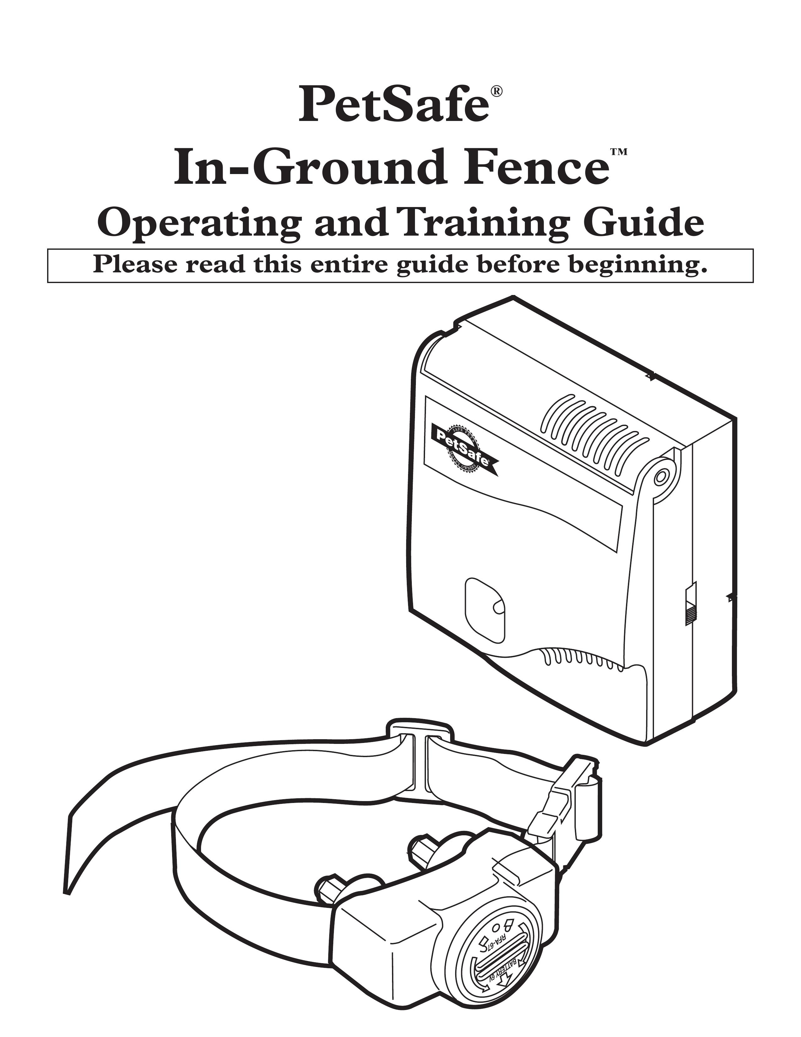 Petsafe RFA-67 Electric Pet Fence User Manual