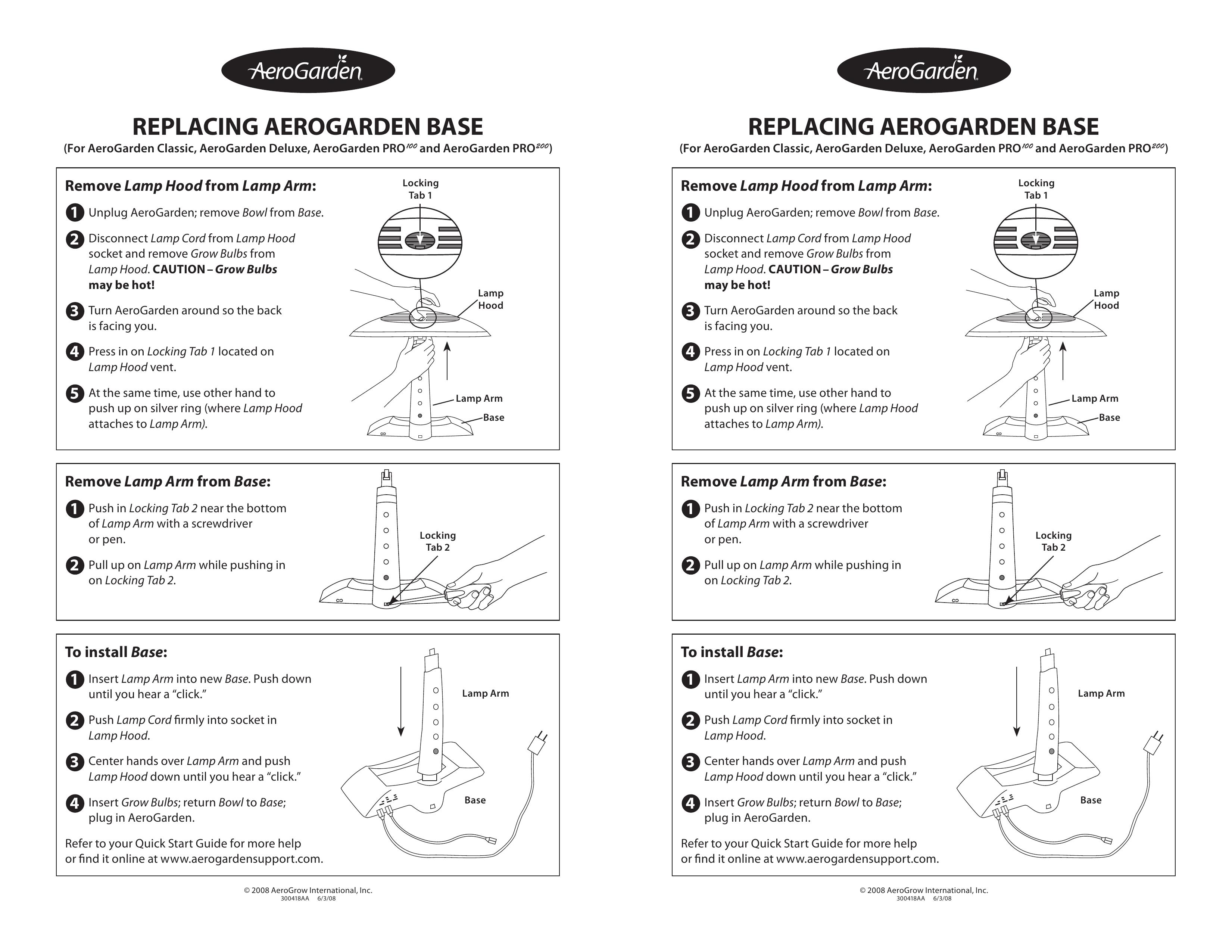 AeroGarden PRO200 Greenhouse Kit User Manual