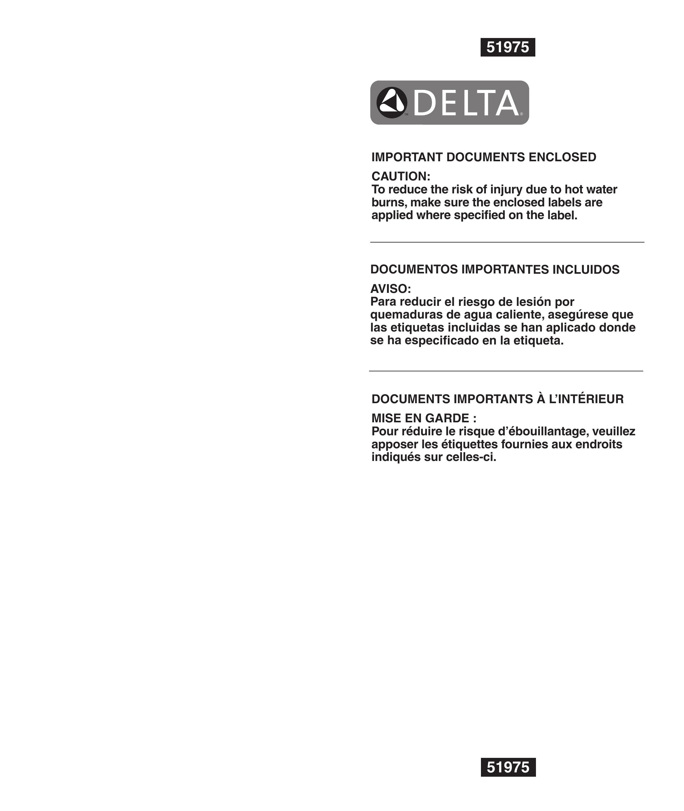 Delta RP61611s Hot Tub User Manual