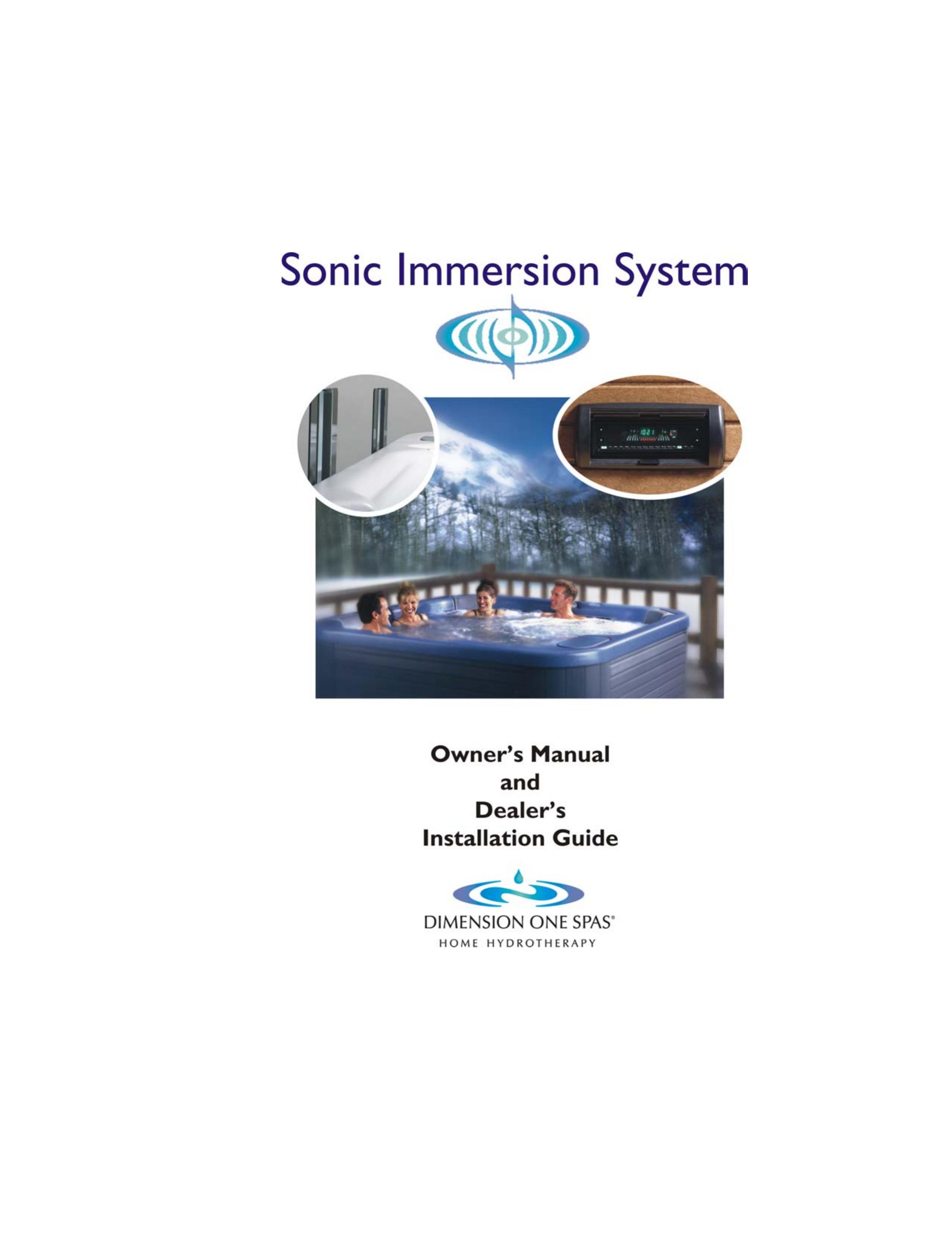 Dimension One Spas 01510-1030 Hot Tub User Manual
