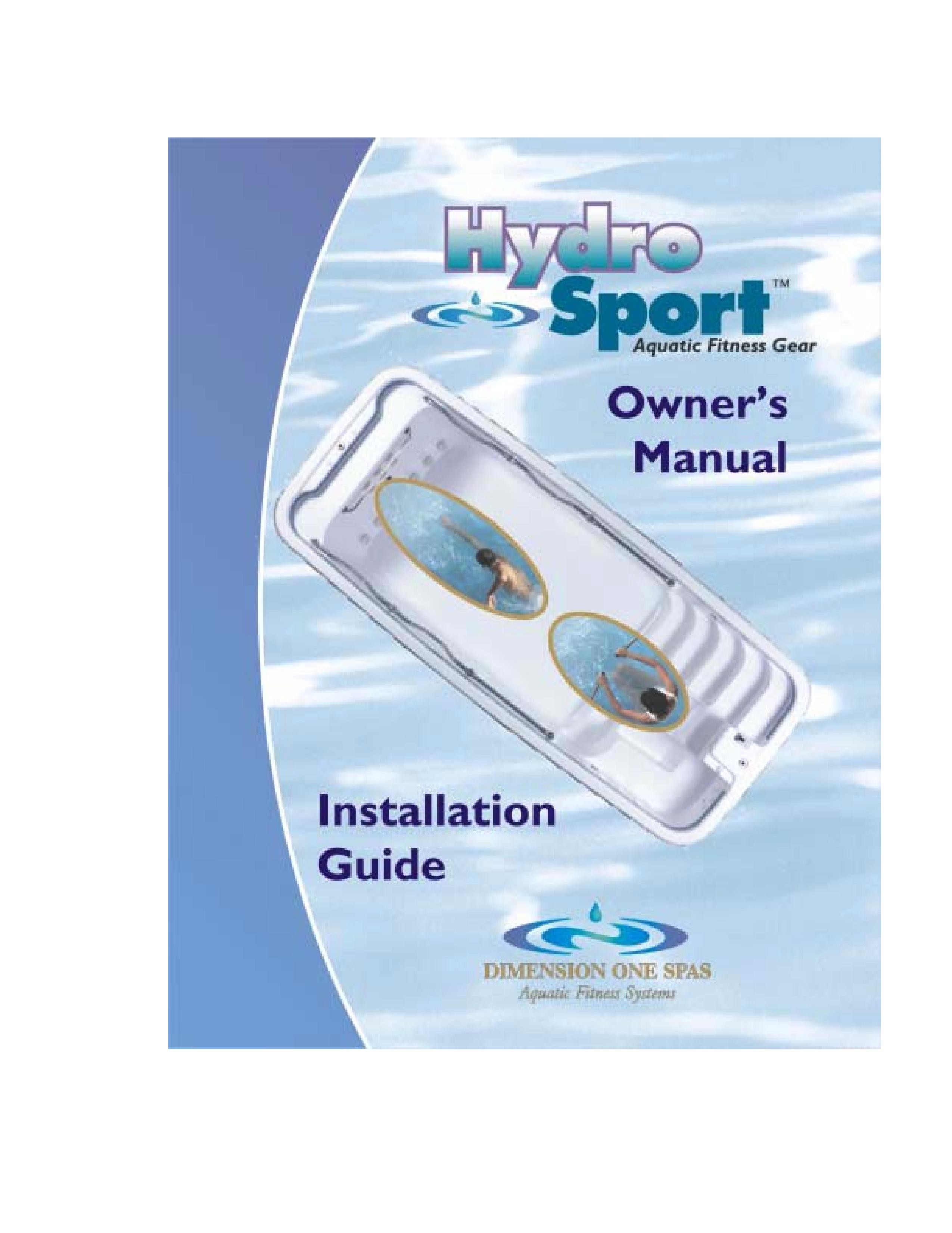 Dimension One Spas HYDRO SPORT Hot Tub User Manual