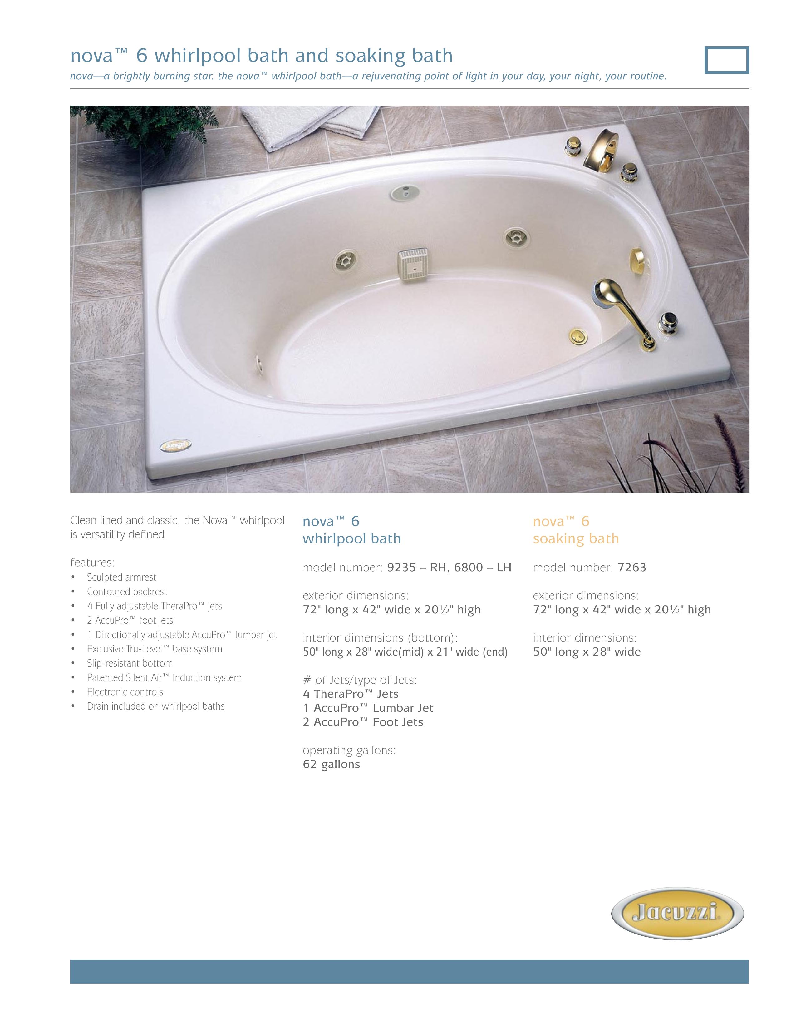 Jacuzzi 7263 Hot Tub User Manual