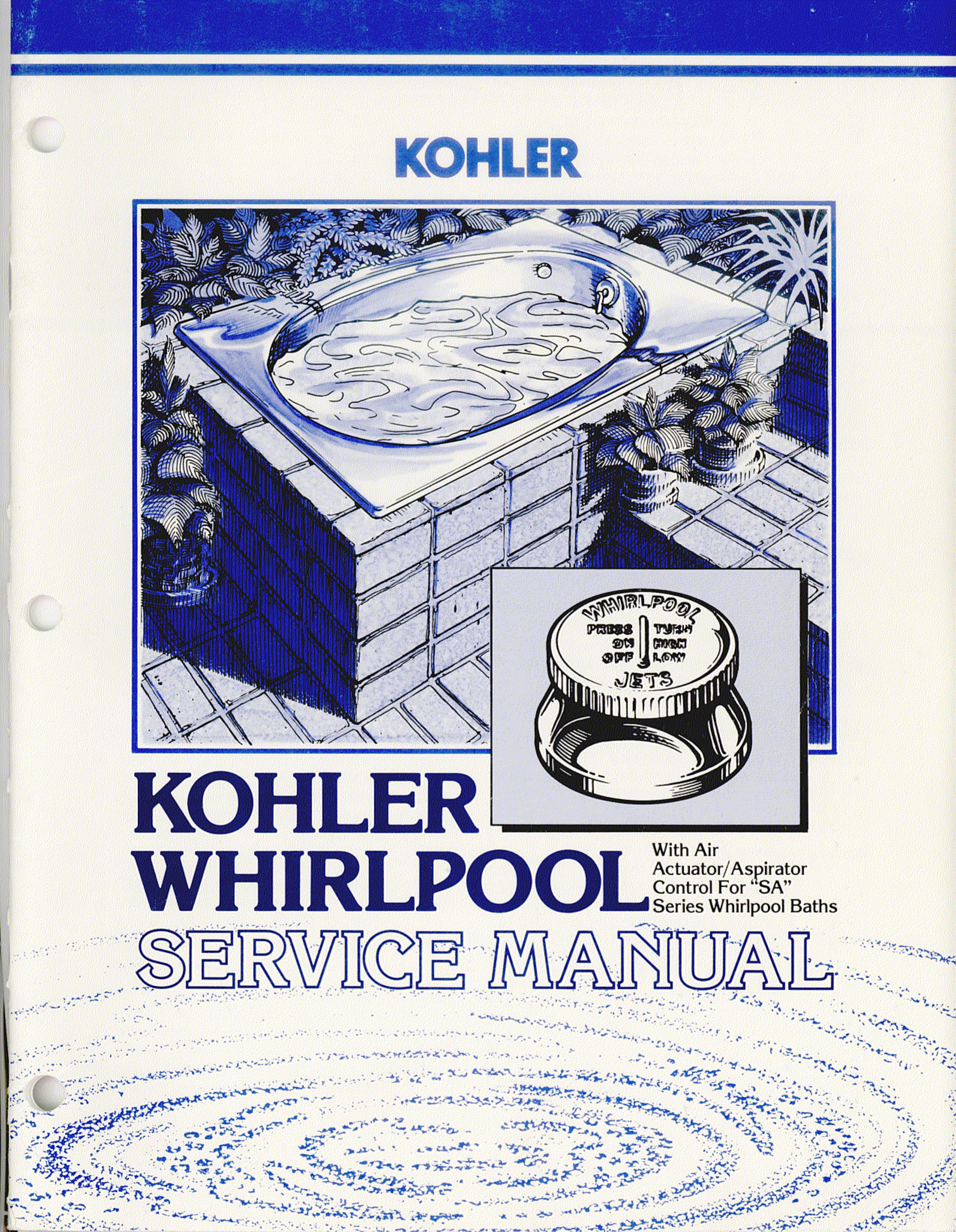Kohler SA Series Hot Tub User Manual