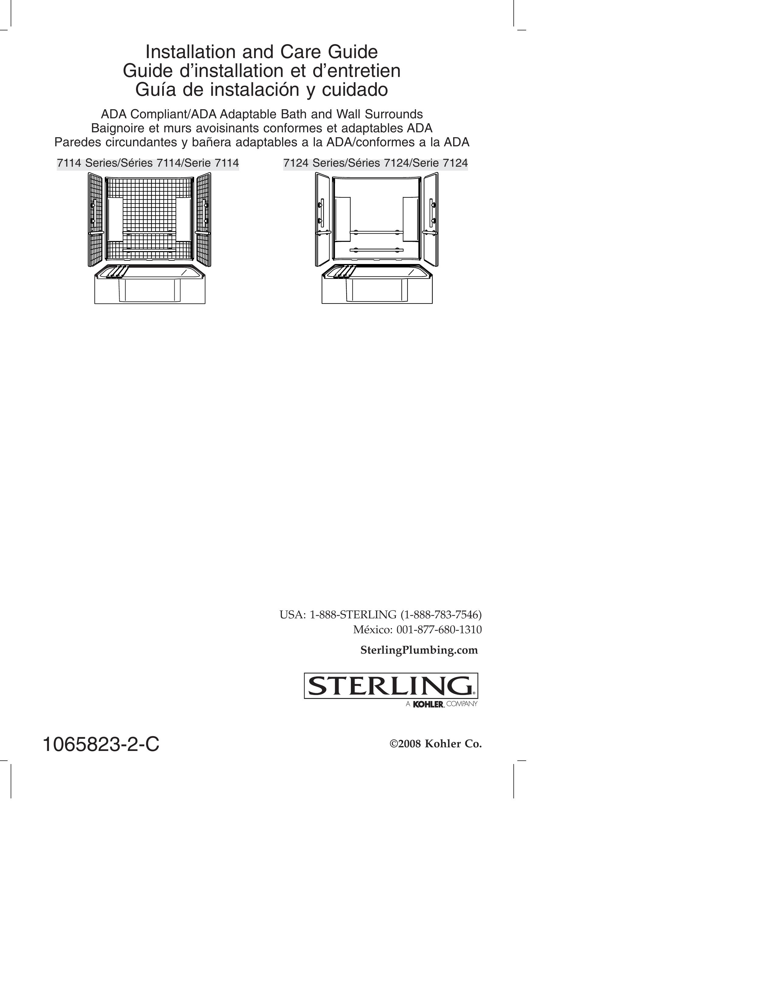 Sterling Plumbing 7114 Series Hot Tub User Manual