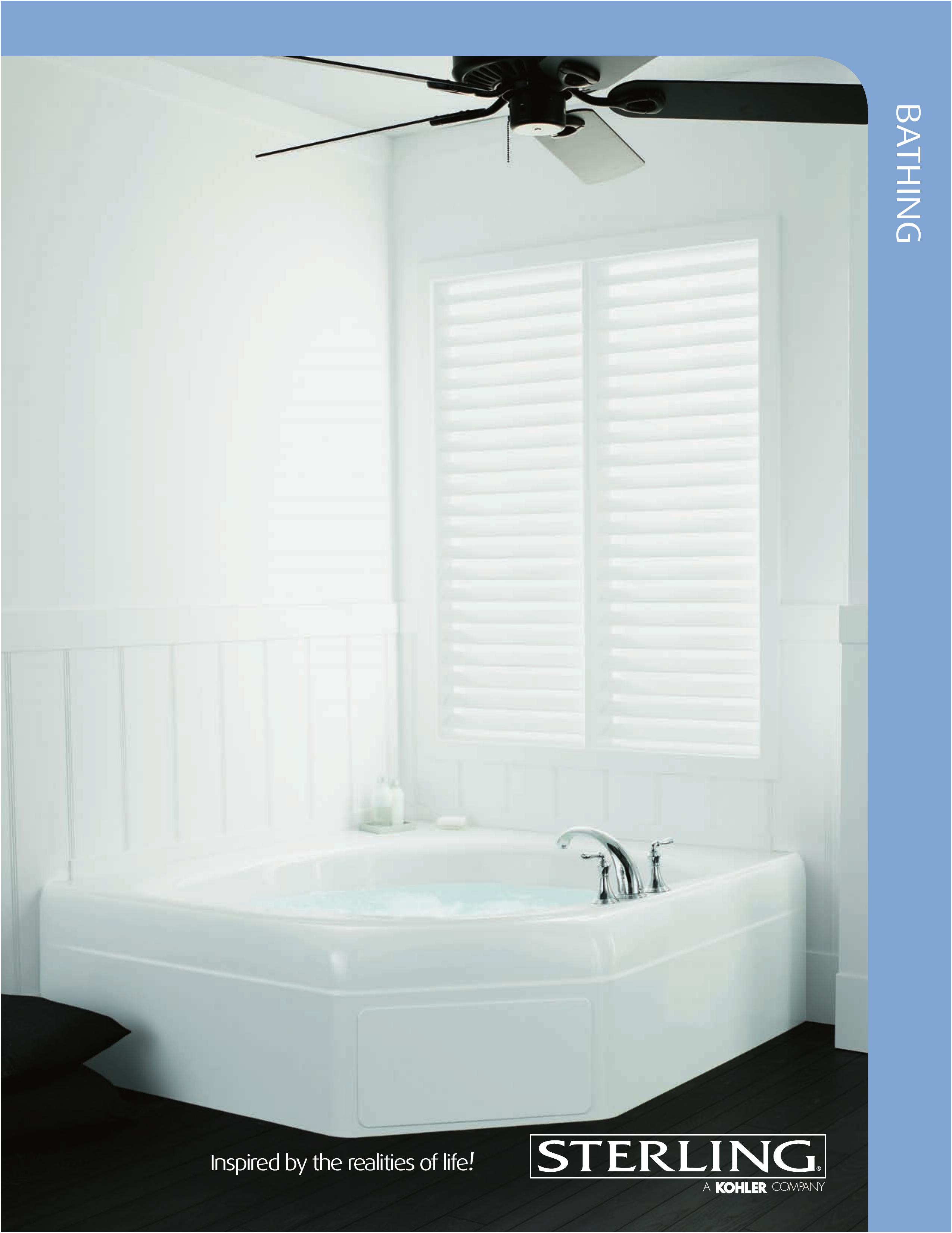 Sterling Plumbing Bathtub Showers Hot Tub User Manual