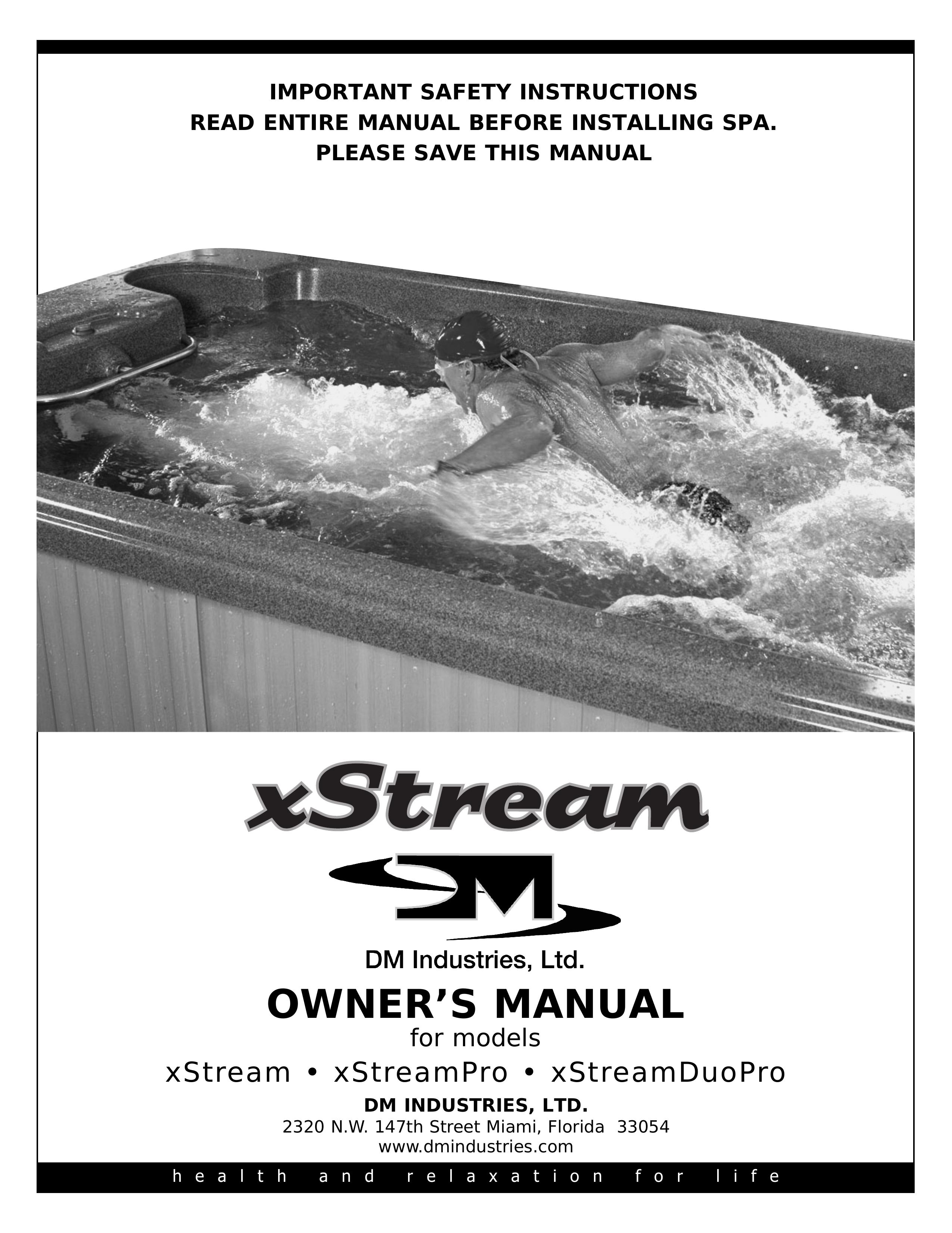 Vita Spa xStream Hot Tub User Manual