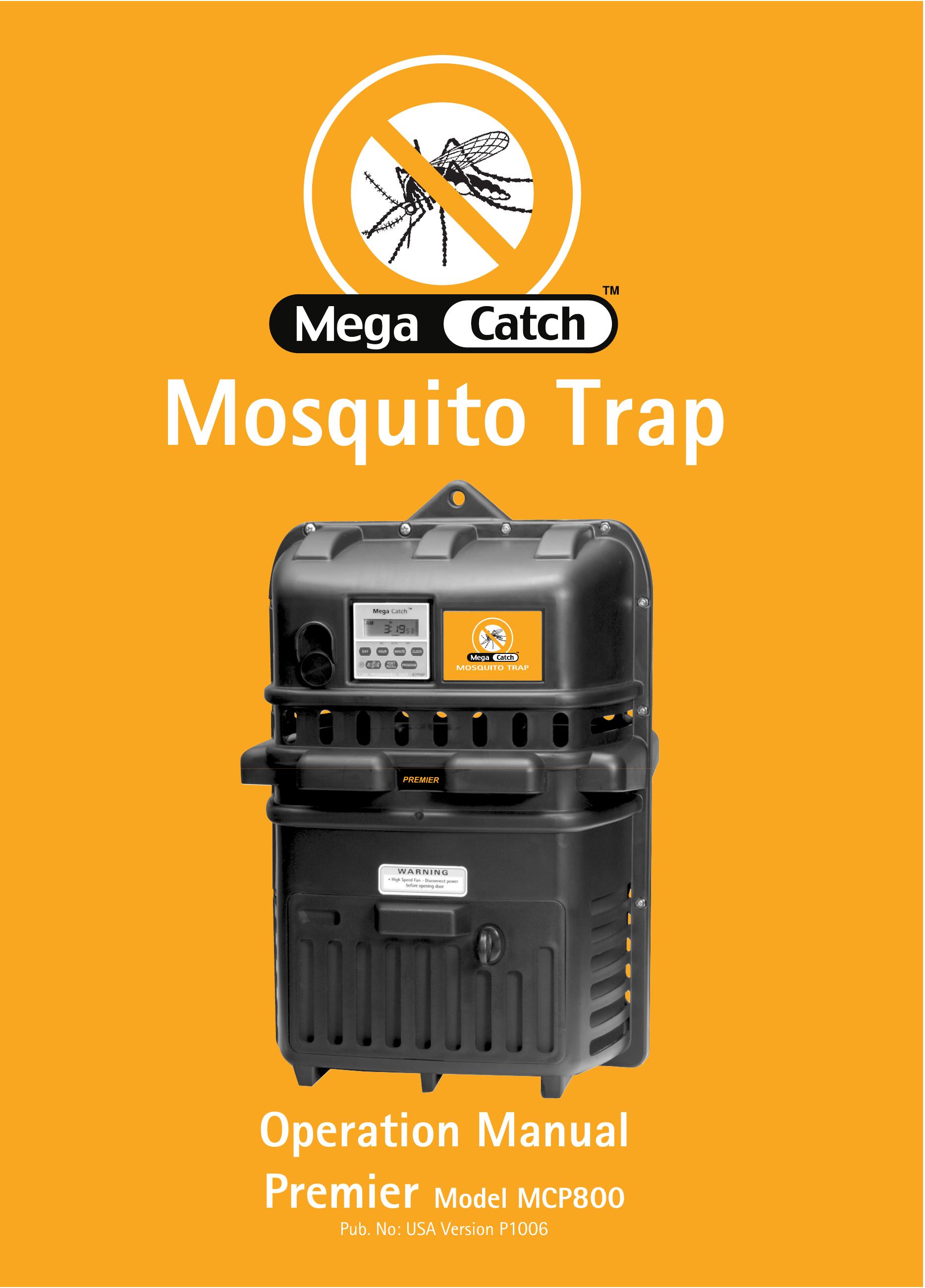 Mega Catch MCP800 Insect Control Equipment User Manual